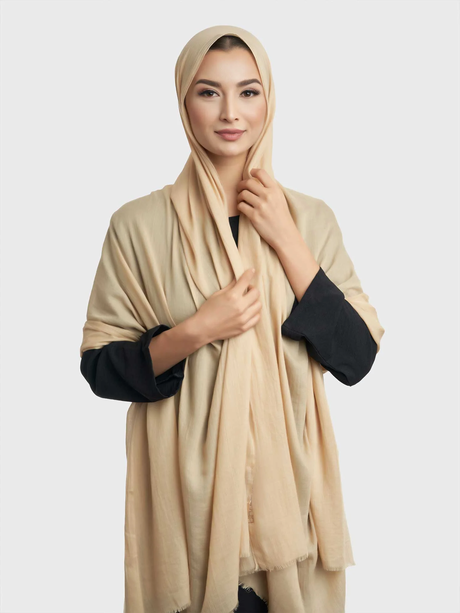 Cotton Viscose Hijab (KGD171L) - Image 51