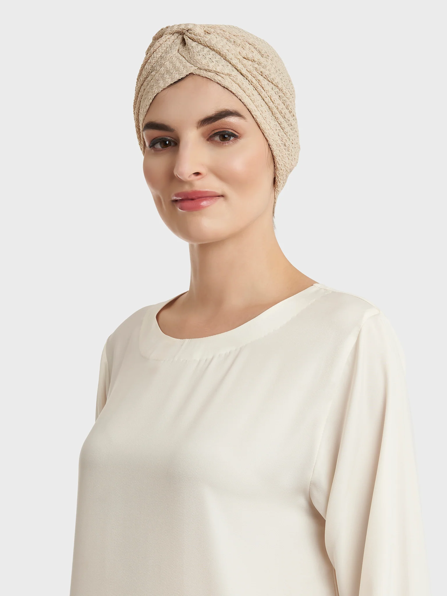 Jacquard Stretch Jersey Turban - Image 11