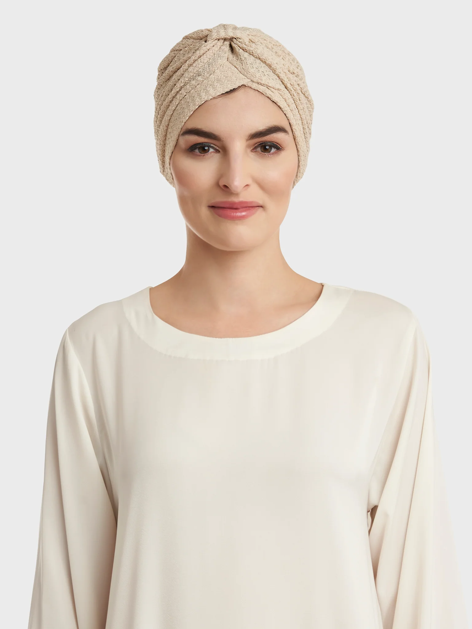 Jacquard Stretch Jersey Turban - Image 12
