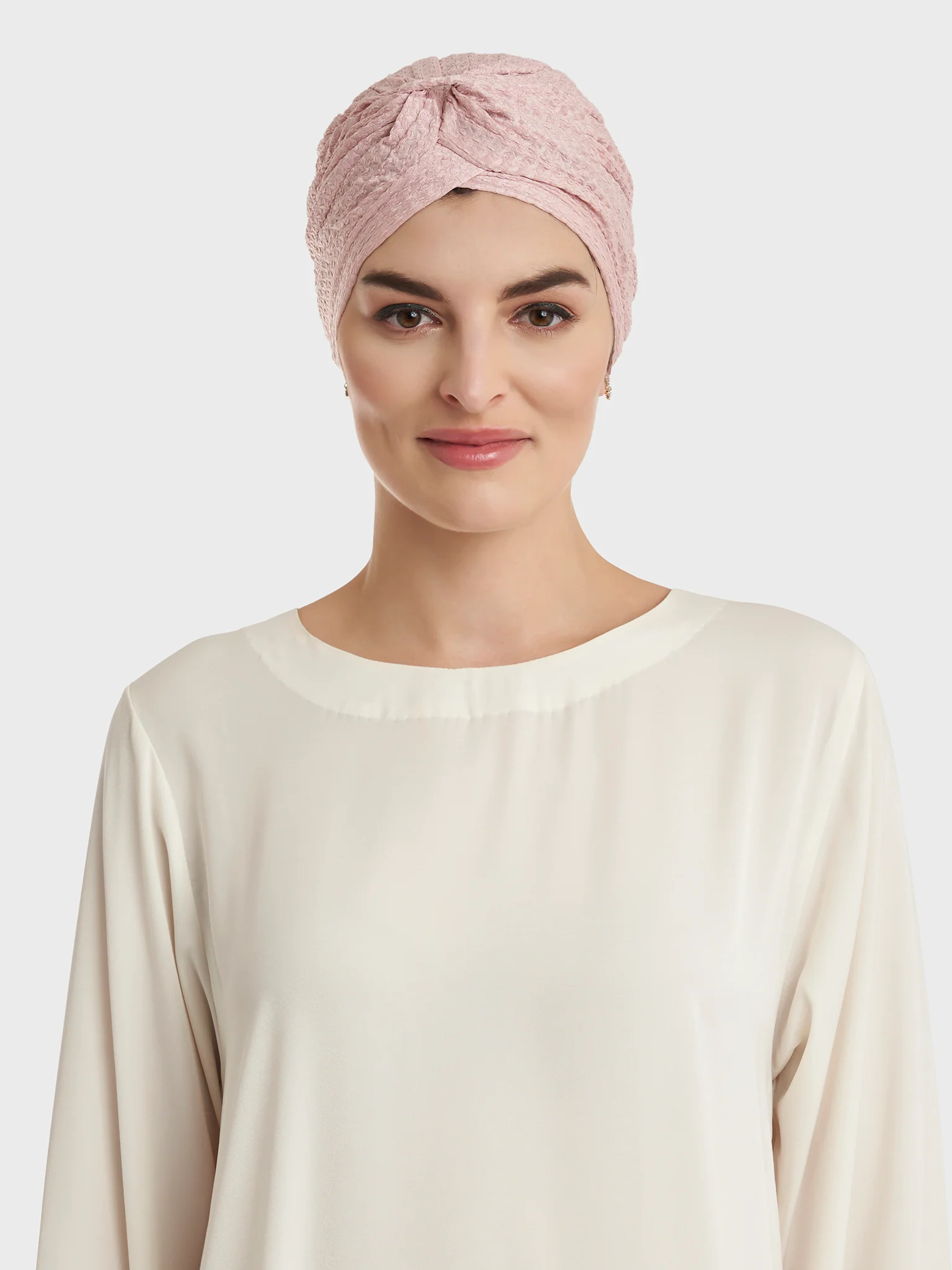 Jacquard Stretch Jersey Turban - Image 2