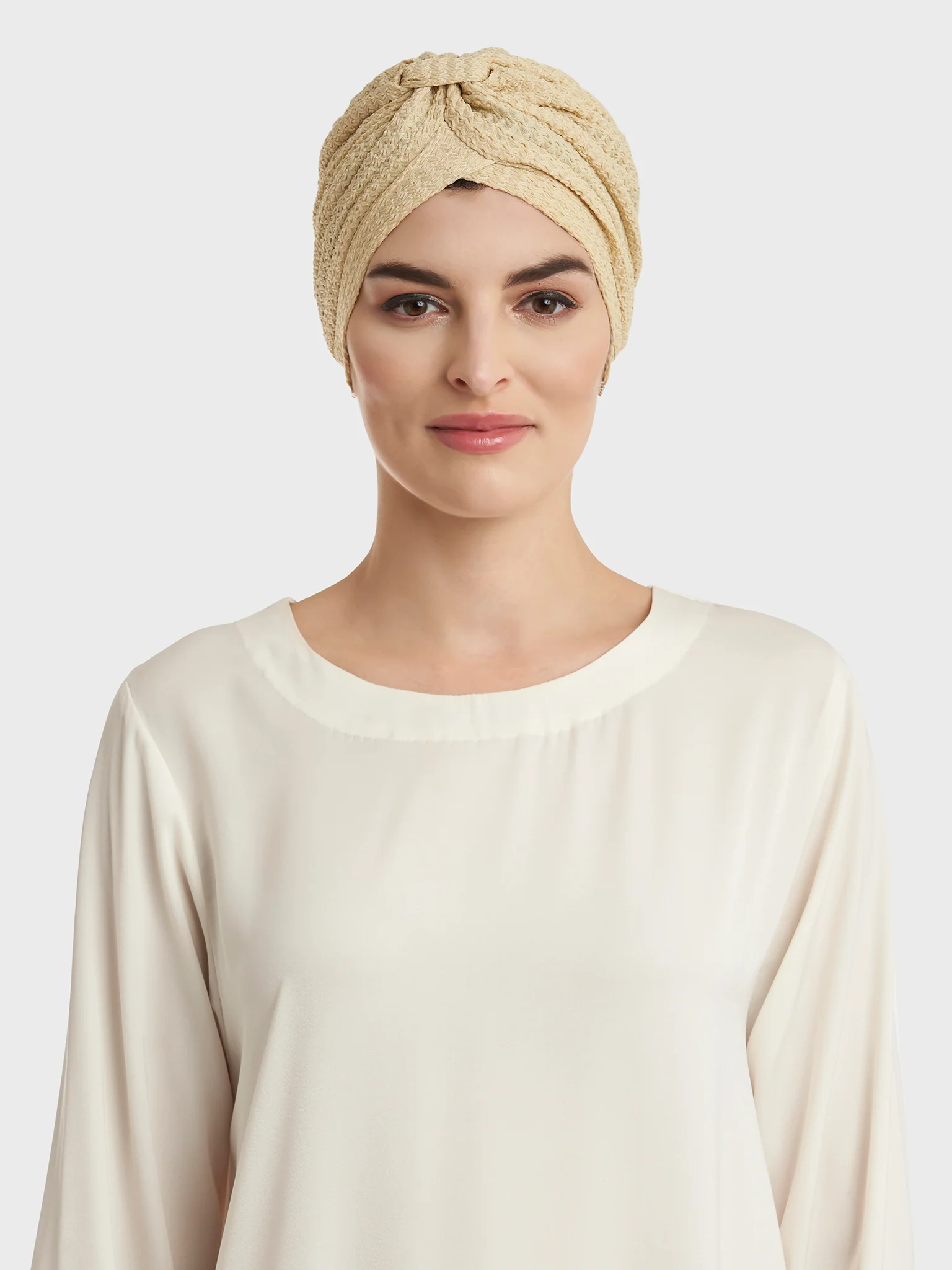 Jacquard Stretch Jersey Turban - Image 6