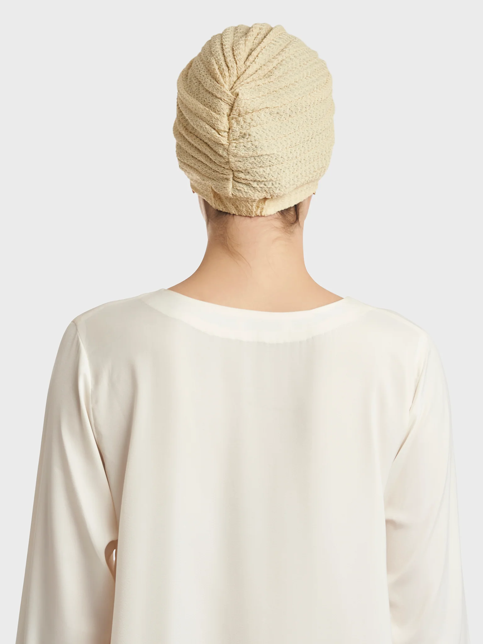 Jacquard Stretch Jersey Turban - Image 7