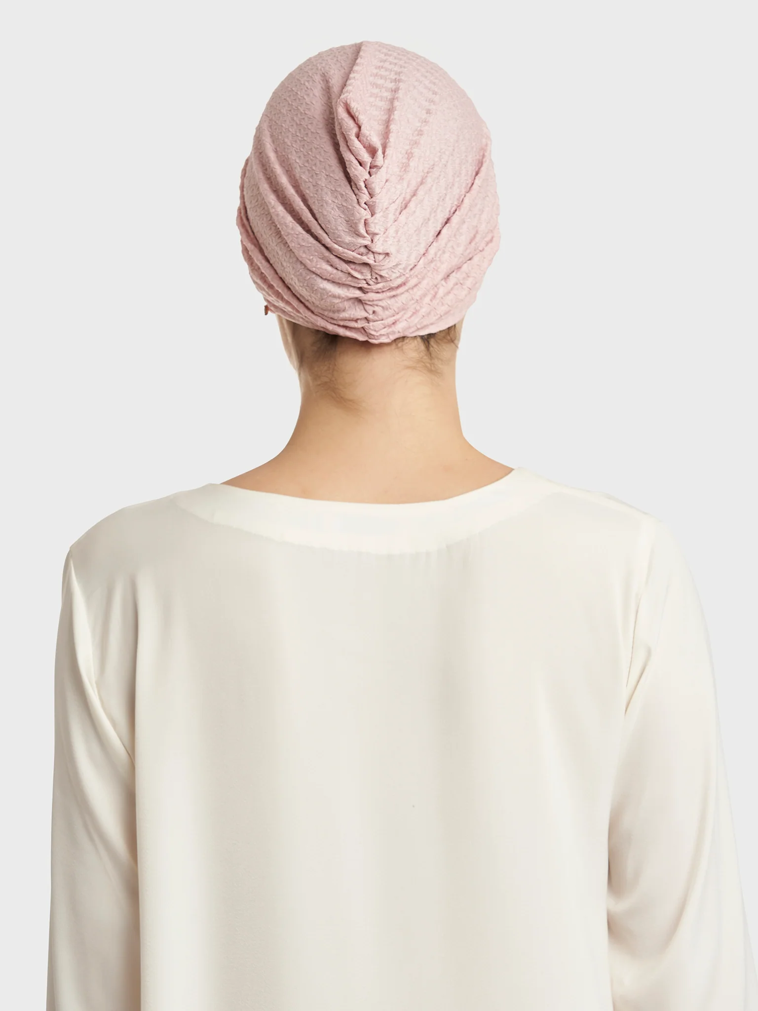 Jersey Crushed Pleated Turban - Image 3