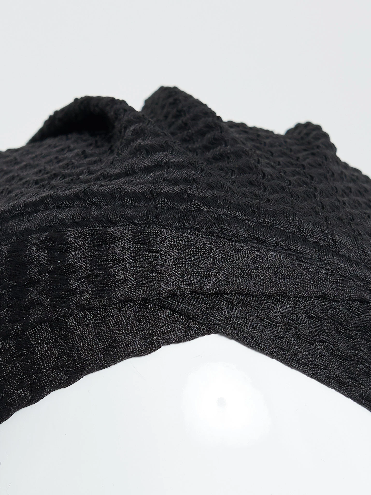 Jersey Crushed Pleated Turban - Image 8