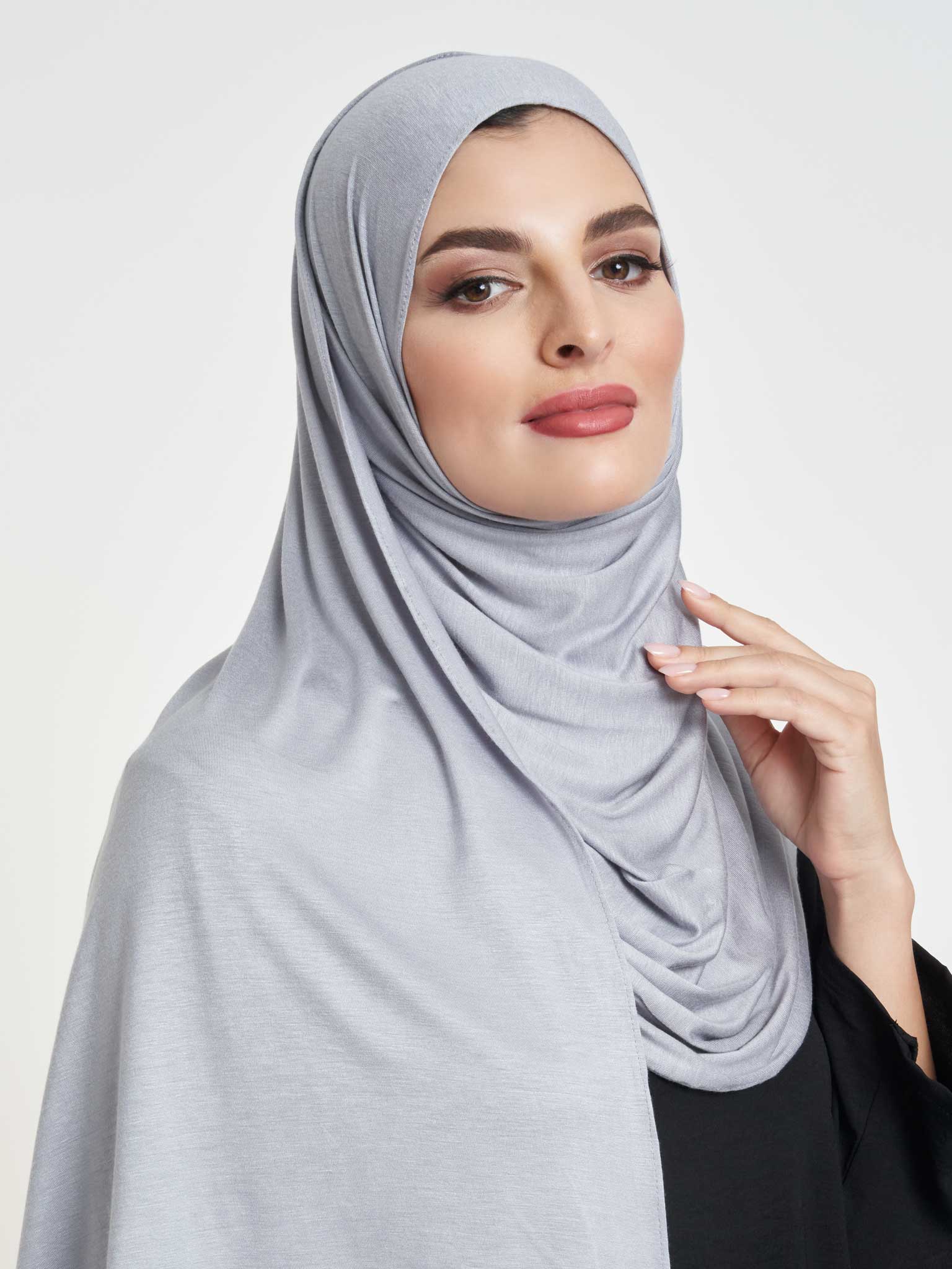 Kashkha Jersey Plain Ready to Wear Hijab - Image 42