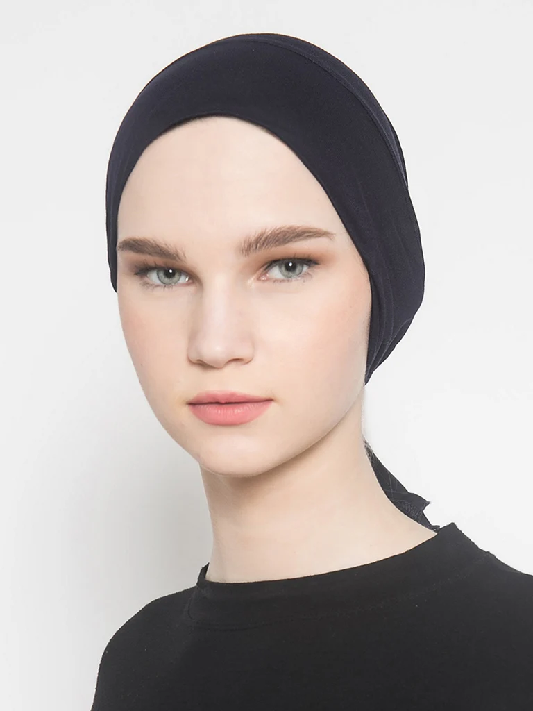 Plain Under-scarf Taqiyah With Tie Up (TK21) - Image 13