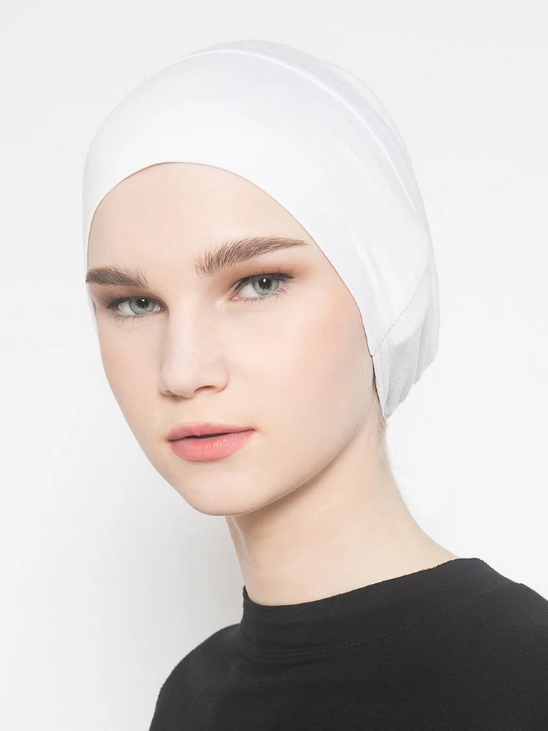 Plain Under-scarf Taqiyah With Tie Up (TK21) - Image 17