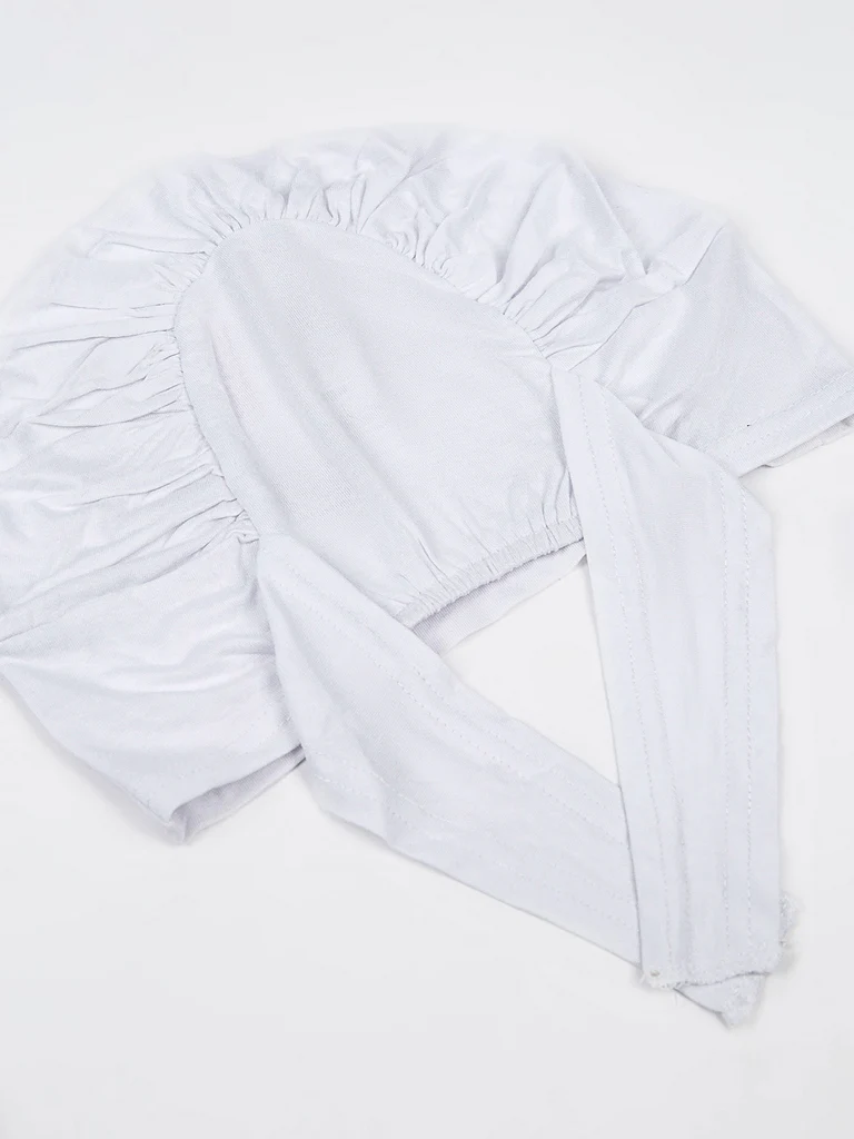 Plain Under-scarf Taqiyah With Tie Up (TK21) - Image 20