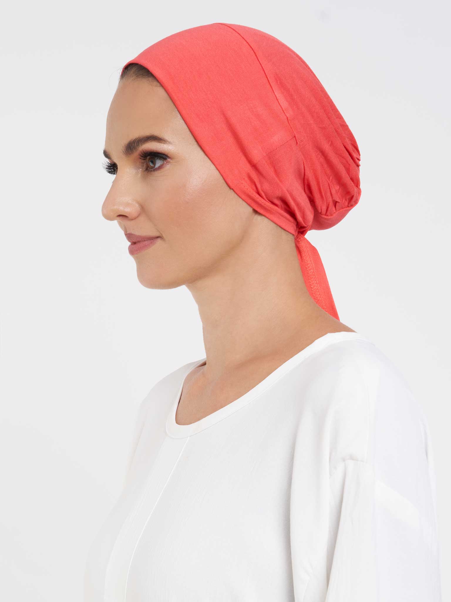 Plain Under-scarf Taqiyah With Tie Up (TK21) - Image 25