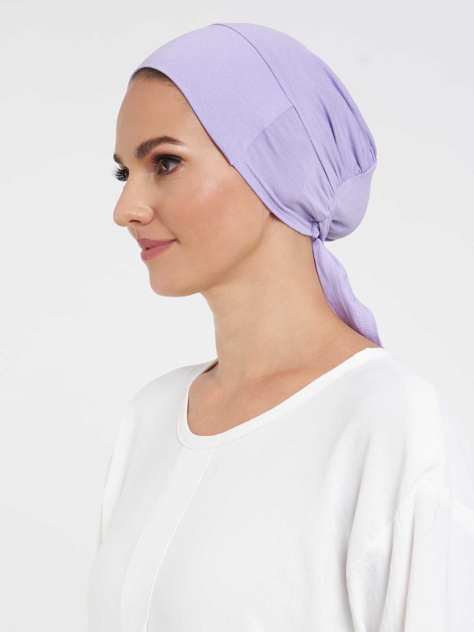 Plain Under-scarf Taqiyah With Tie Up (TK21) - Image 29