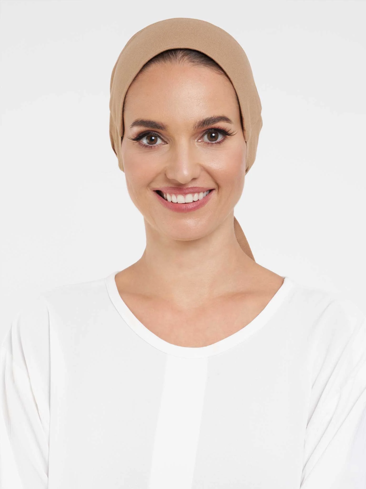 Plain Under-scarf Taqiyah With Tie Up (TK21) - Image 34