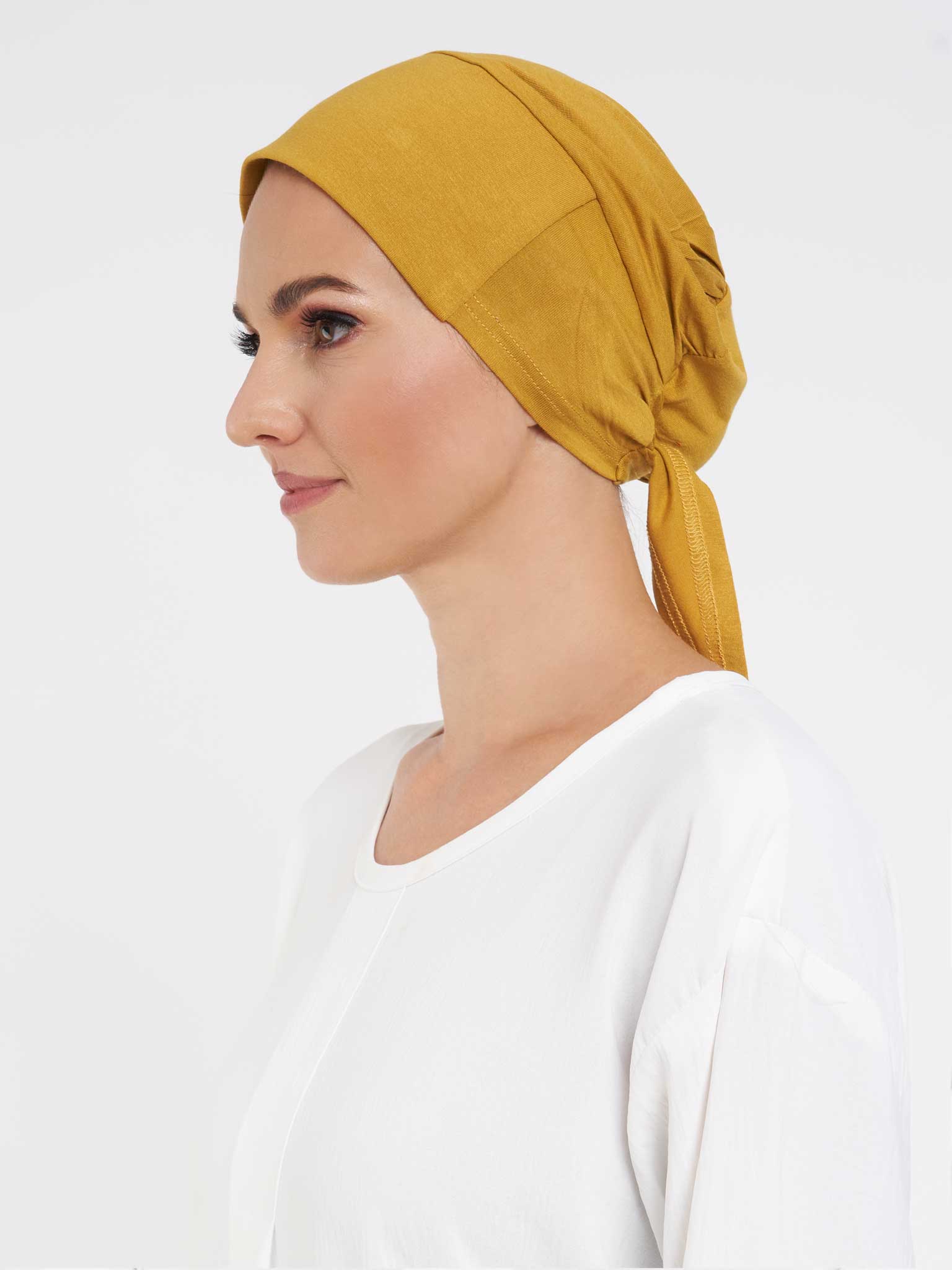 Plain Under-scarf Taqiyah With Tie Up (TK21) - Image 41