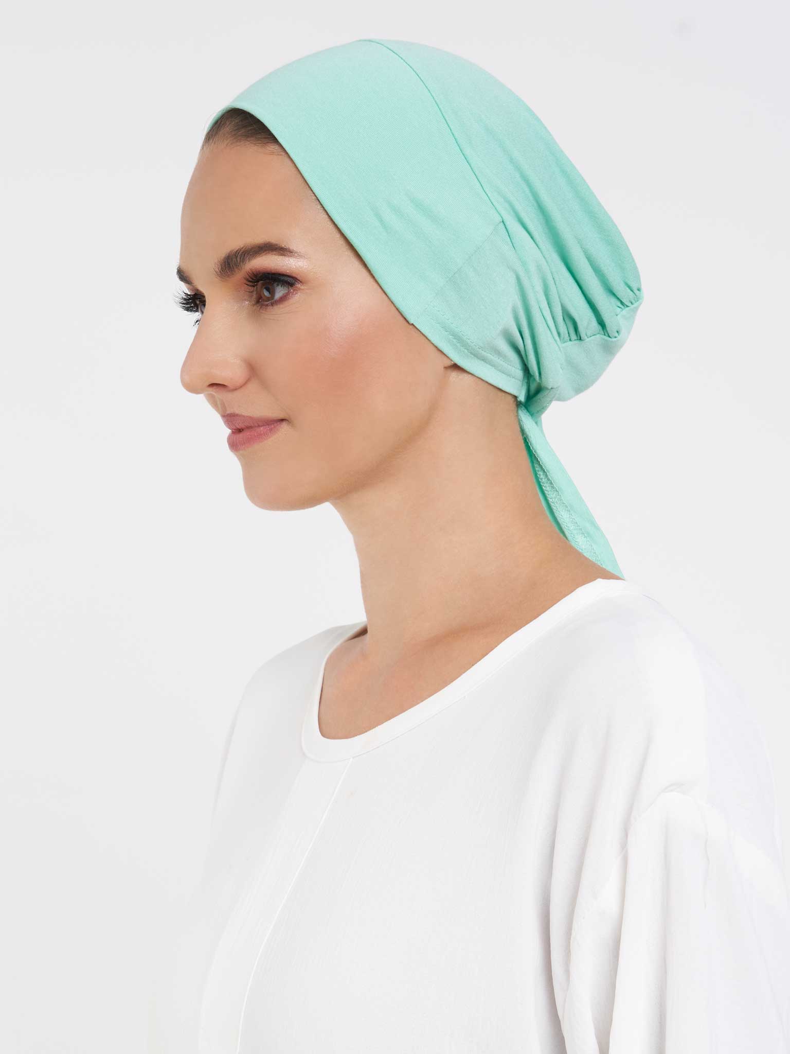 Plain Under-scarf Taqiyah With Tie Up (TK21) - Image 45