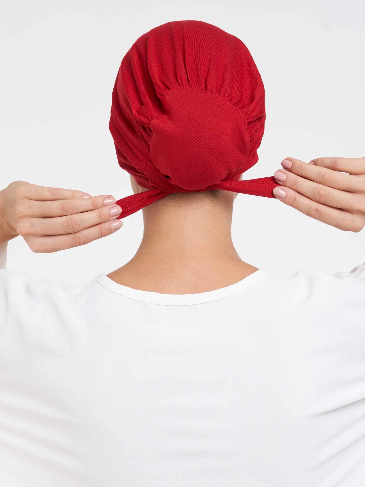 Plain Under-scarf Taqiyah With Tie Up (TK21) - Image 51