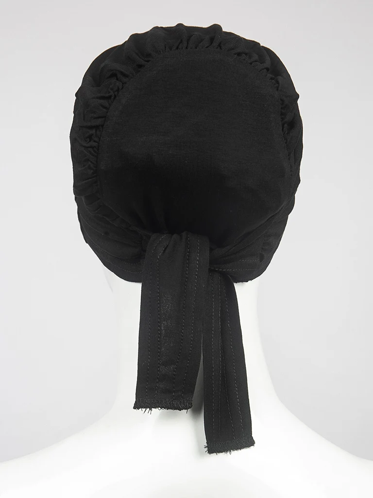 Plain Under-scarf Taqiyah With Tie Up (TK21) - Image 6