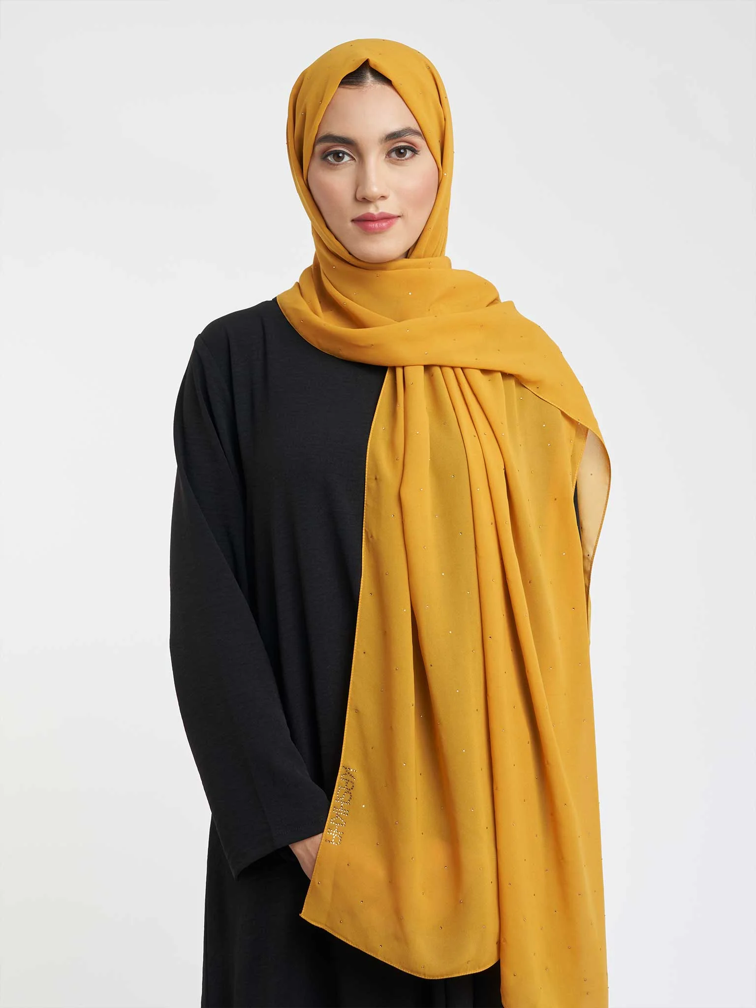 Elegant Sparkle Chiffon Hijab (KP17789L)