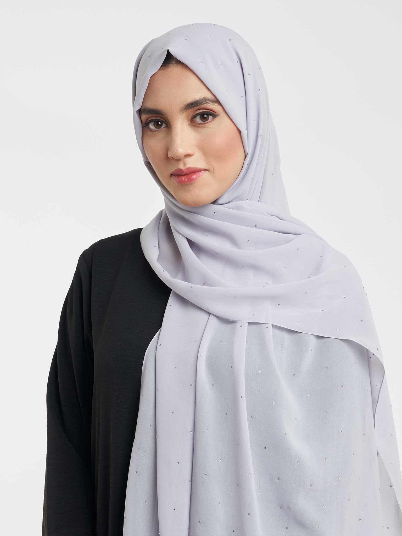 Elegant Sparkle Chiffon Hijab (KP17789L) - Image 11