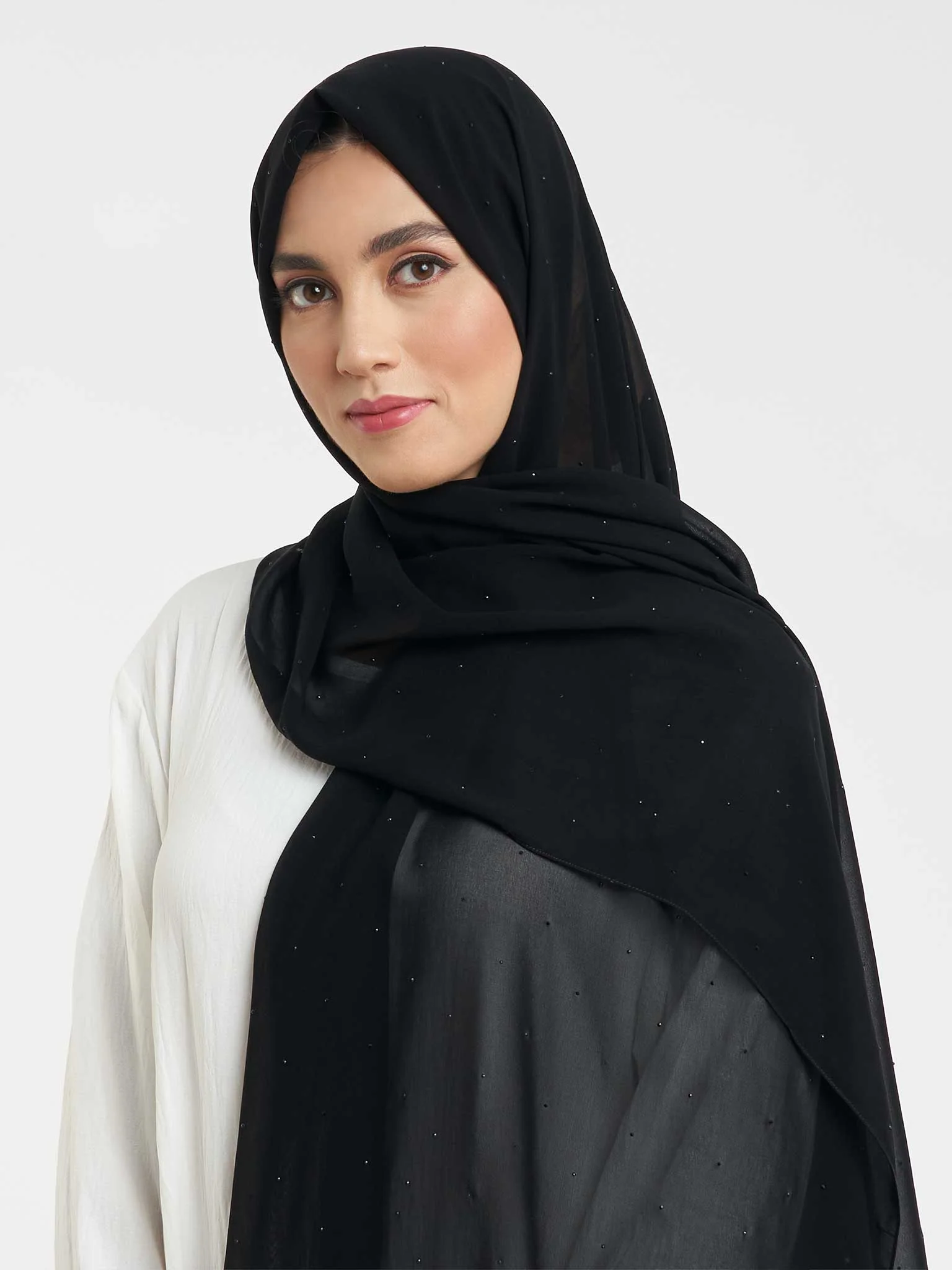 Elegant Sparkle Chiffon Hijab (KP17789L) - Image 14