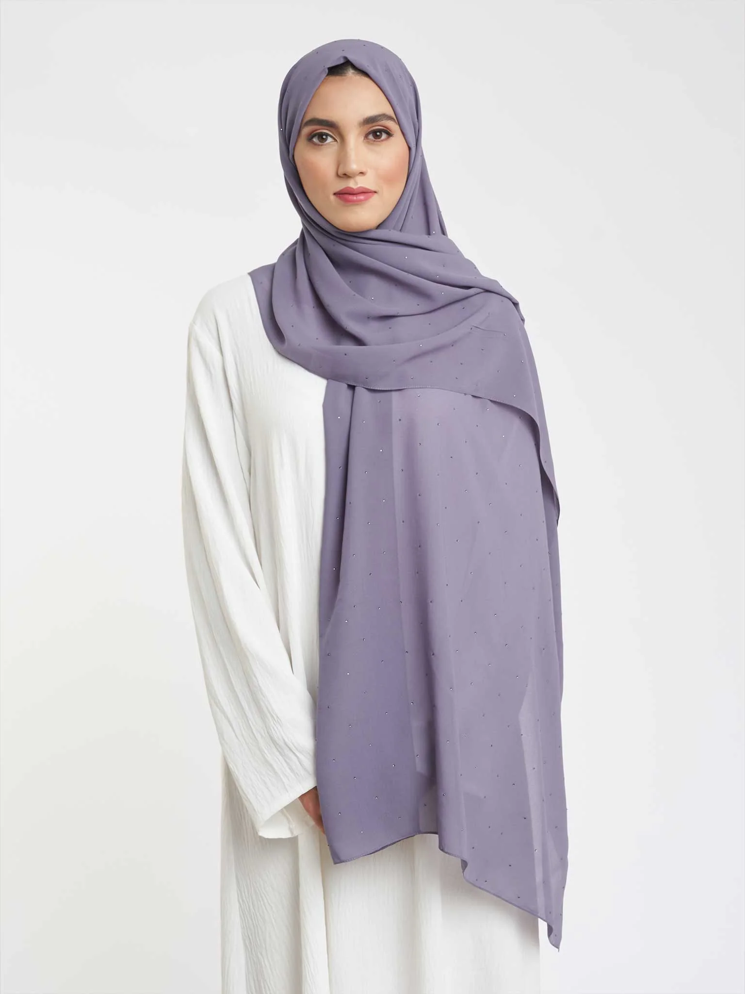 Elegant Sparkle Chiffon Hijab (KP17789L) - Image 22
