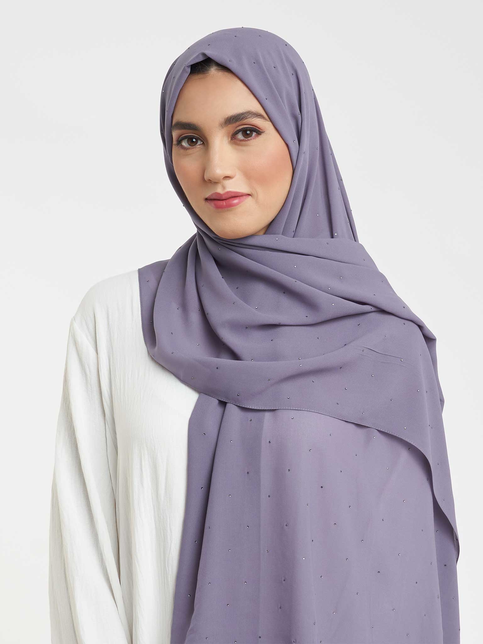 Elegant Sparkle Chiffon Hijab (KP17789L) - Image 23