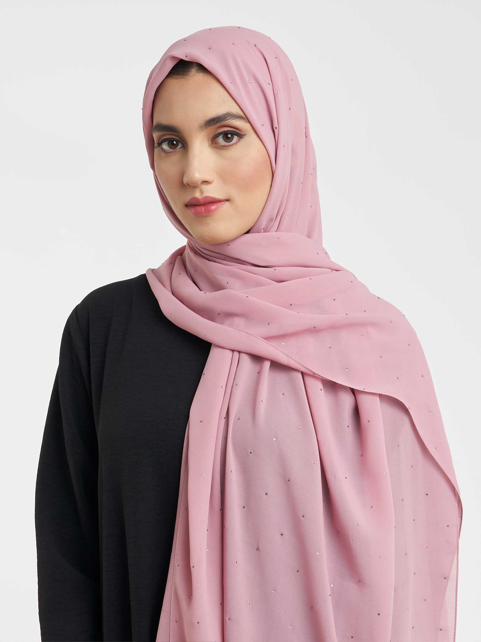 Elegant Sparkle Chiffon Hijab (KP17789L) - Image 26