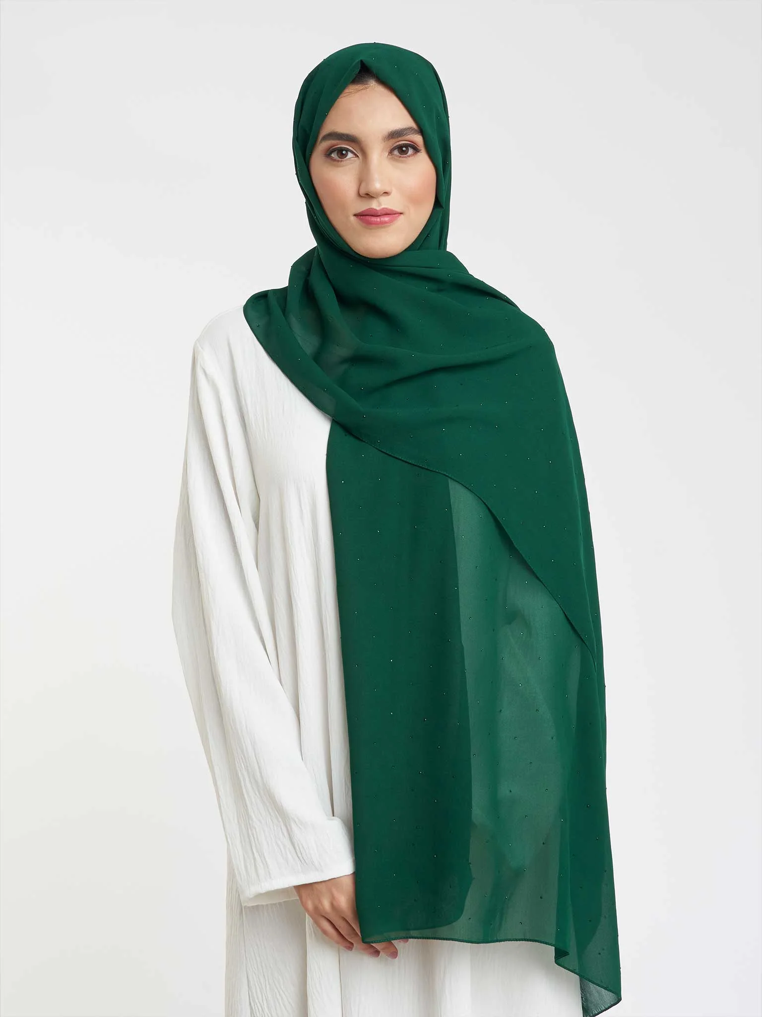 Elegant Sparkle Chiffon Hijab (KP17789L) - Image 28