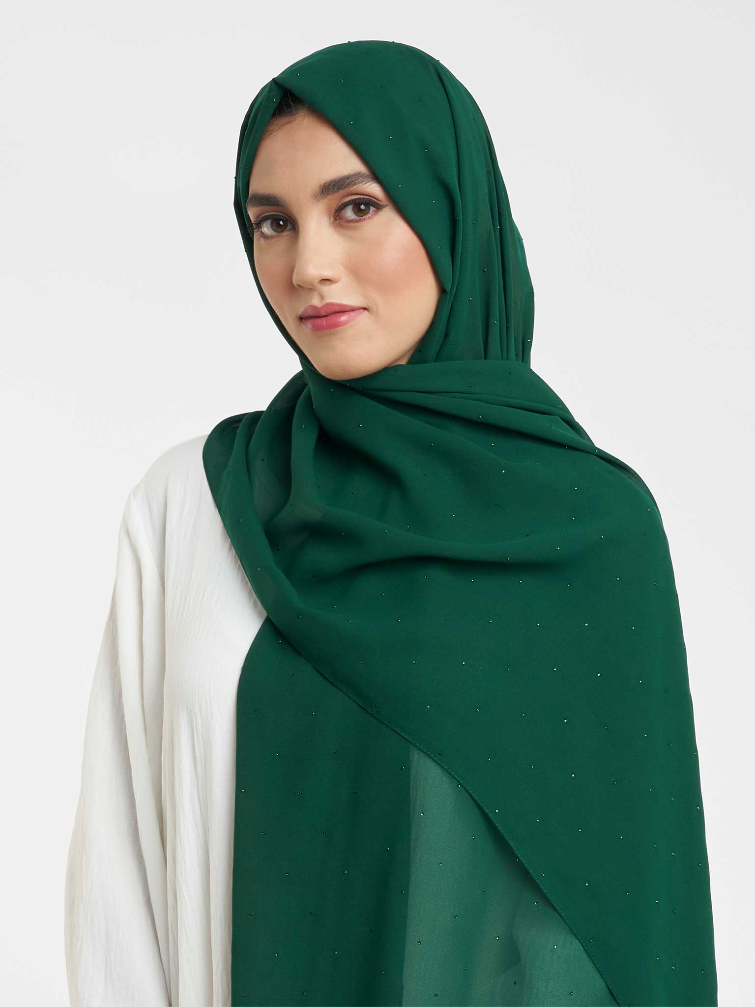 Elegant Sparkle Chiffon Hijab (KP17789L) - Image 29