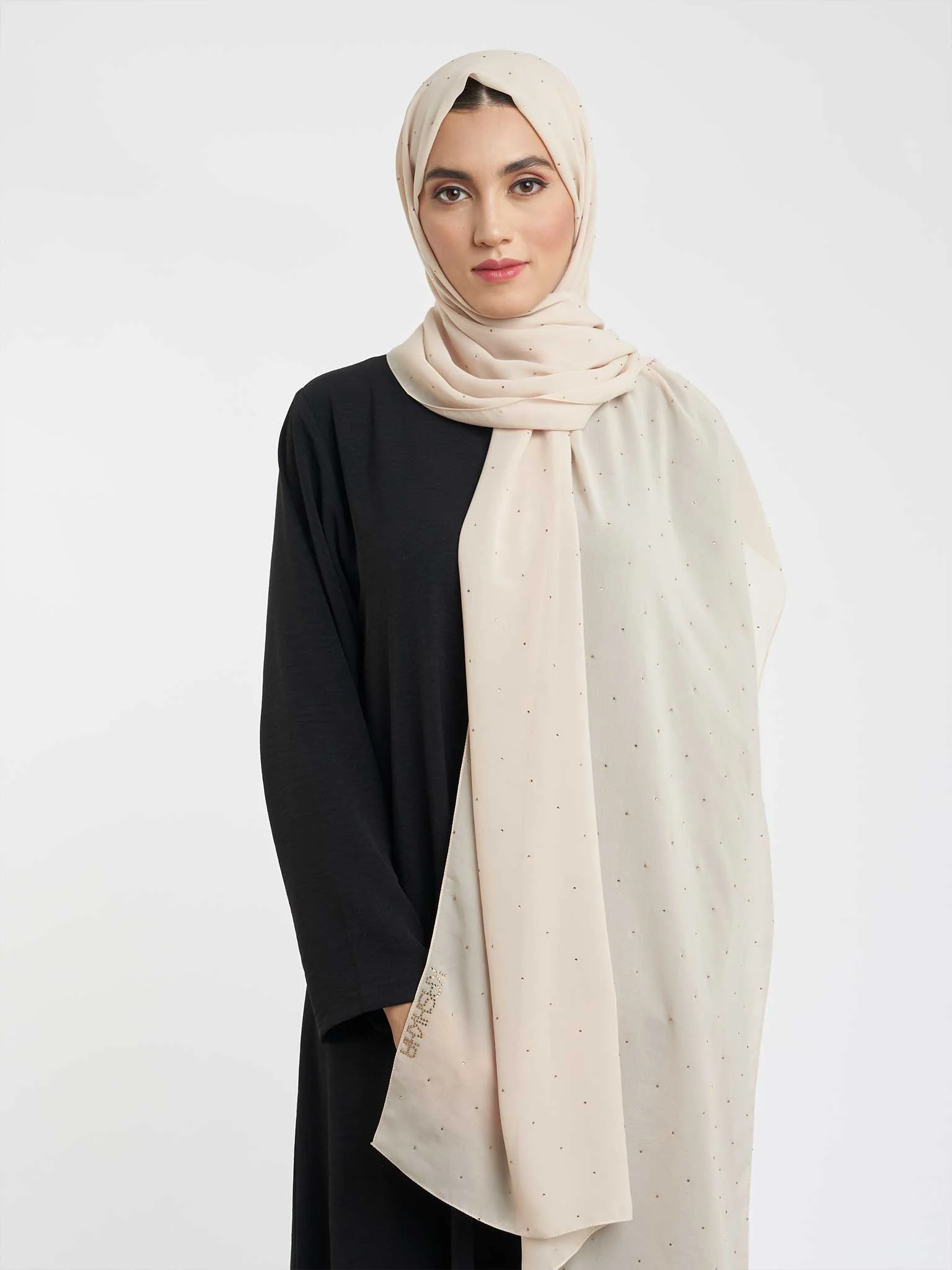 Elegant Sparkle Chiffon Hijab (KP17789L) - Image 31