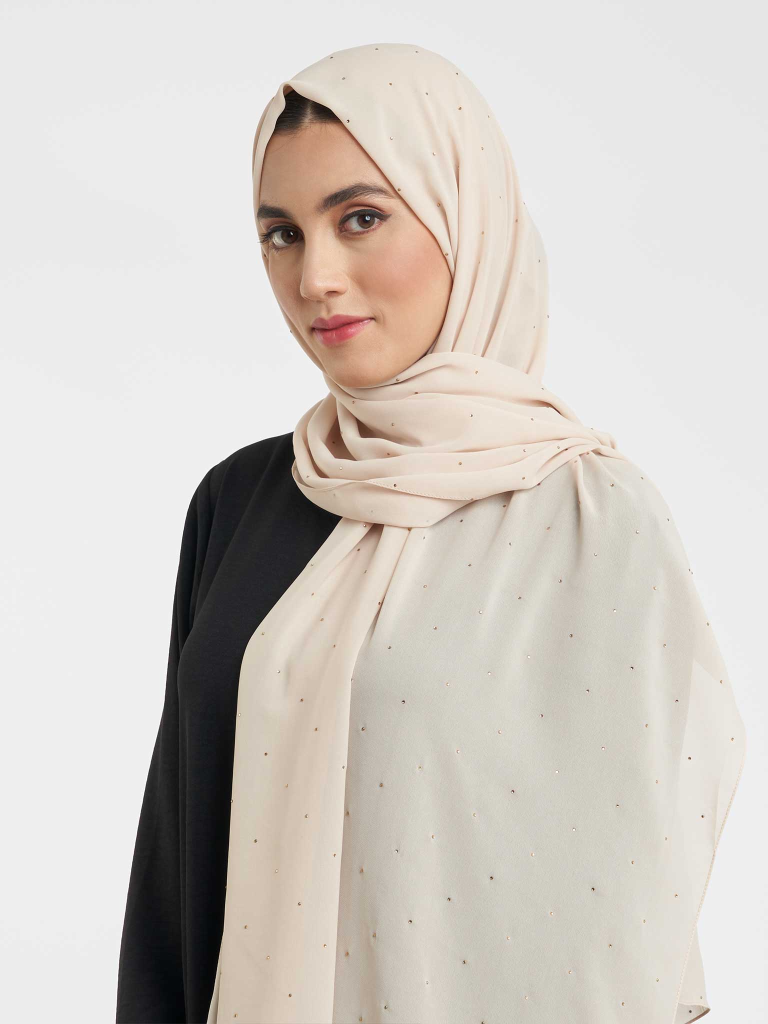 Elegant Sparkle Chiffon Hijab (KP17789L) - Image 32