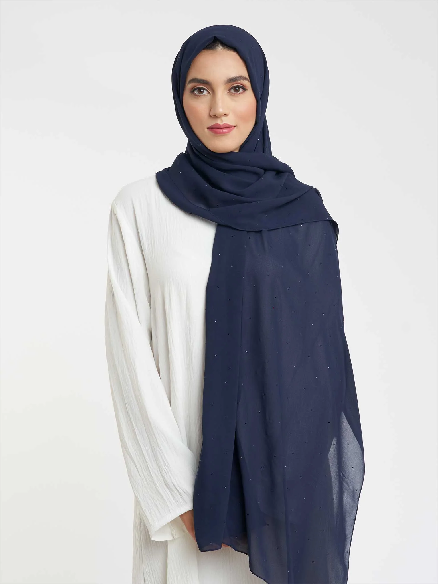 Elegant Sparkle Chiffon Hijab (KP17789L) - Image 40