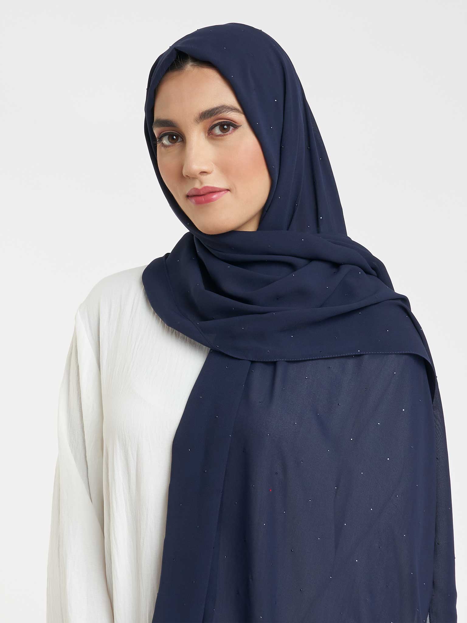 Elegant Sparkle Chiffon Hijab (KP17789L) - Image 41