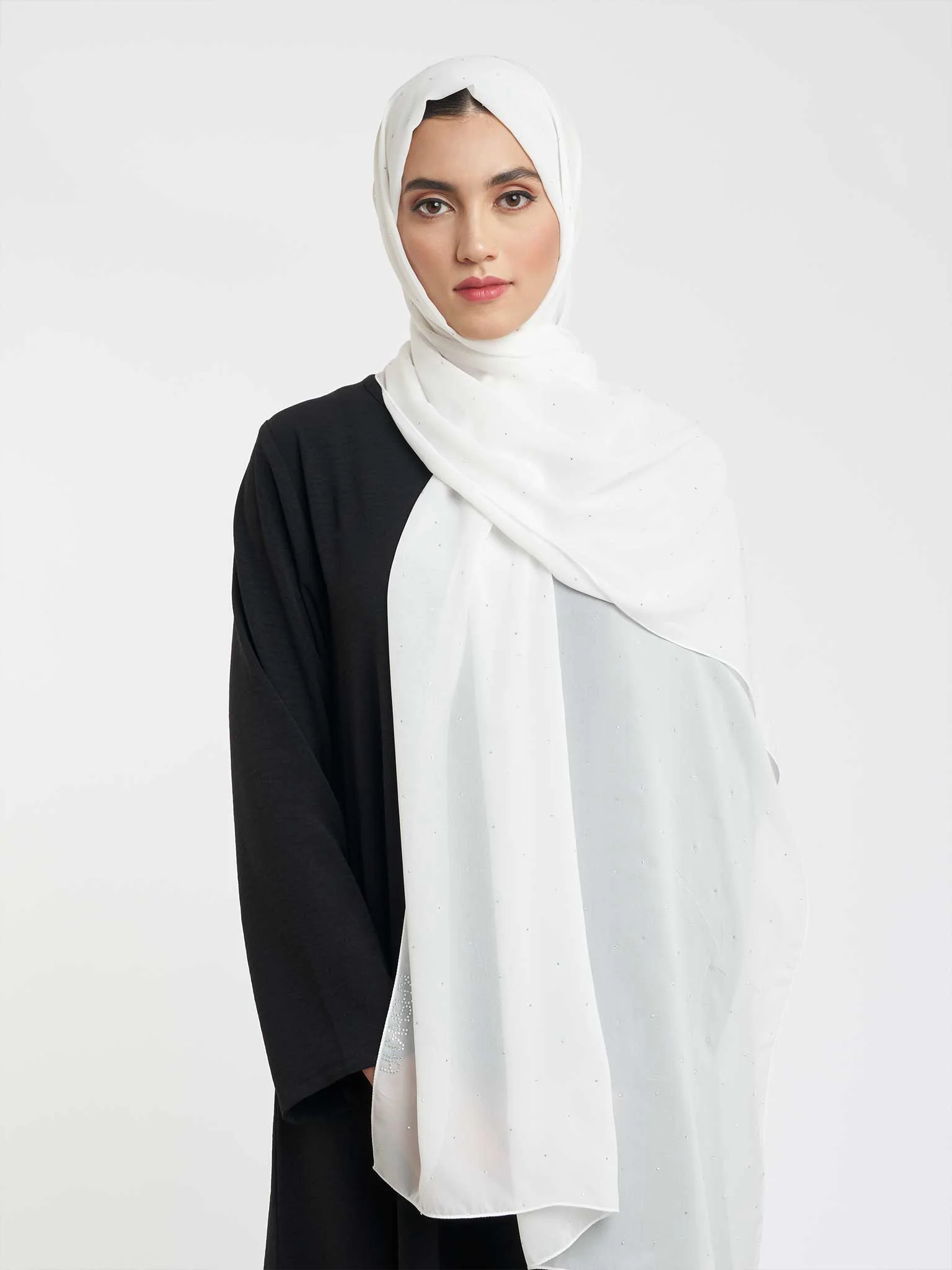 Elegant Sparkle Chiffon Hijab (KP17789L) - Image 46