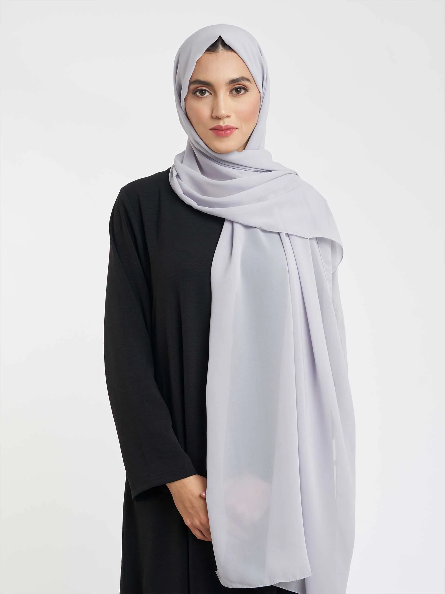Plain Hijab in Chiffon (KP4451L) - Image 22