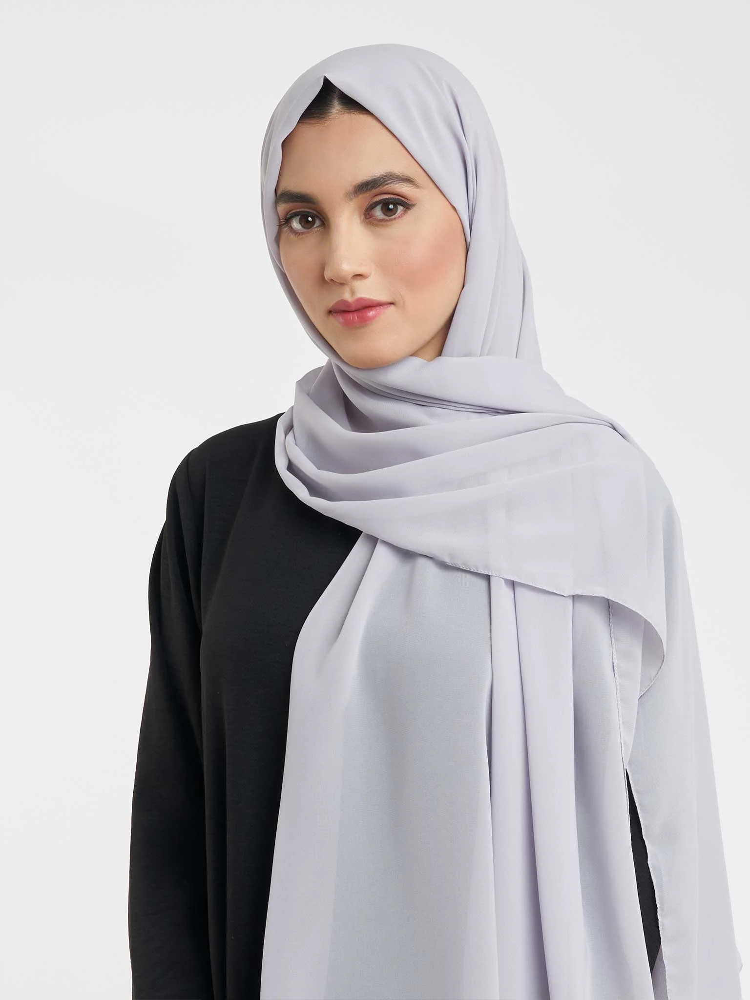 Plain Hijab in Chiffon (KP4451L) - Image 23