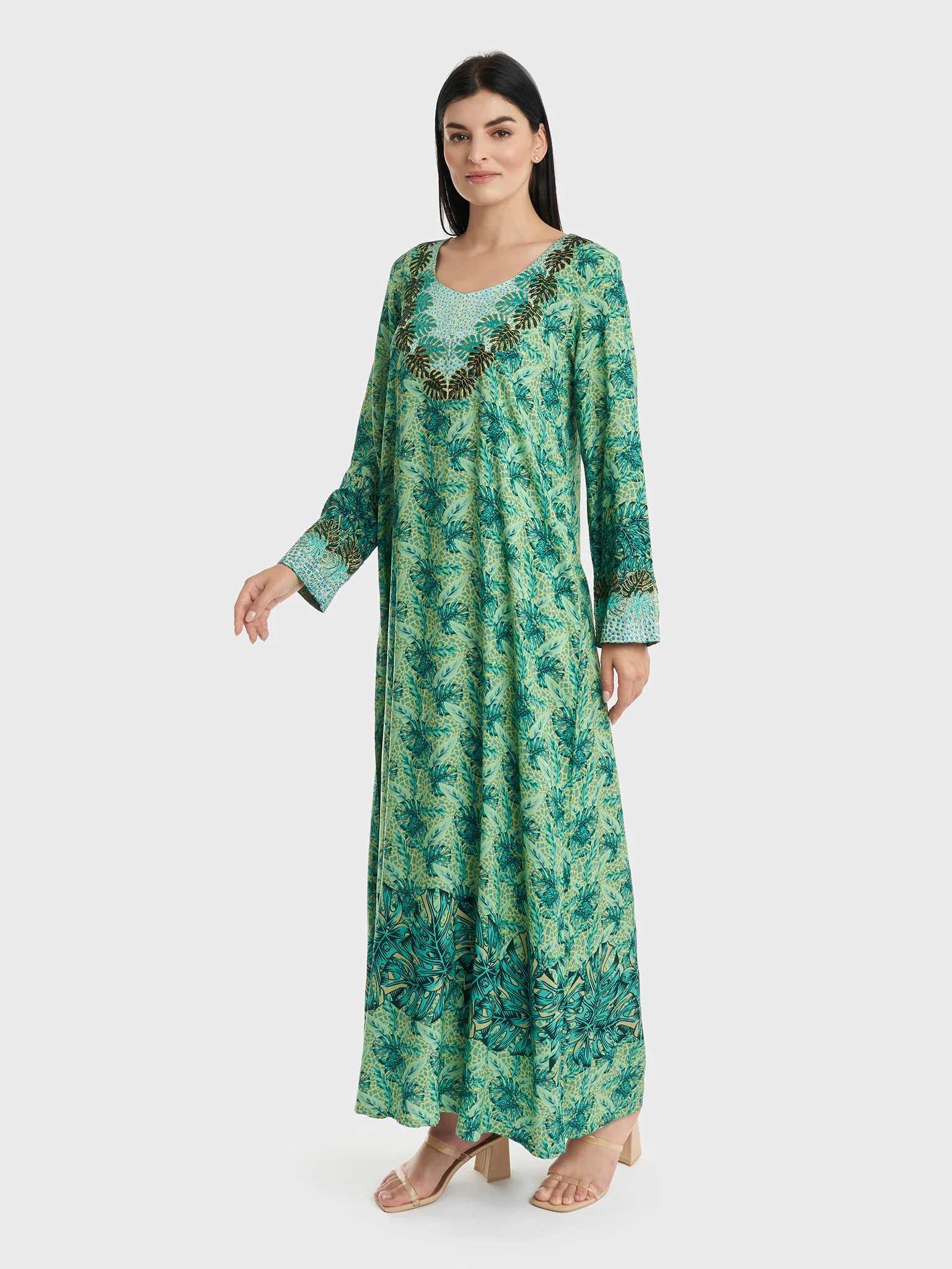 Garden Print Rayon Mukhawar (VG2763) - Image 3