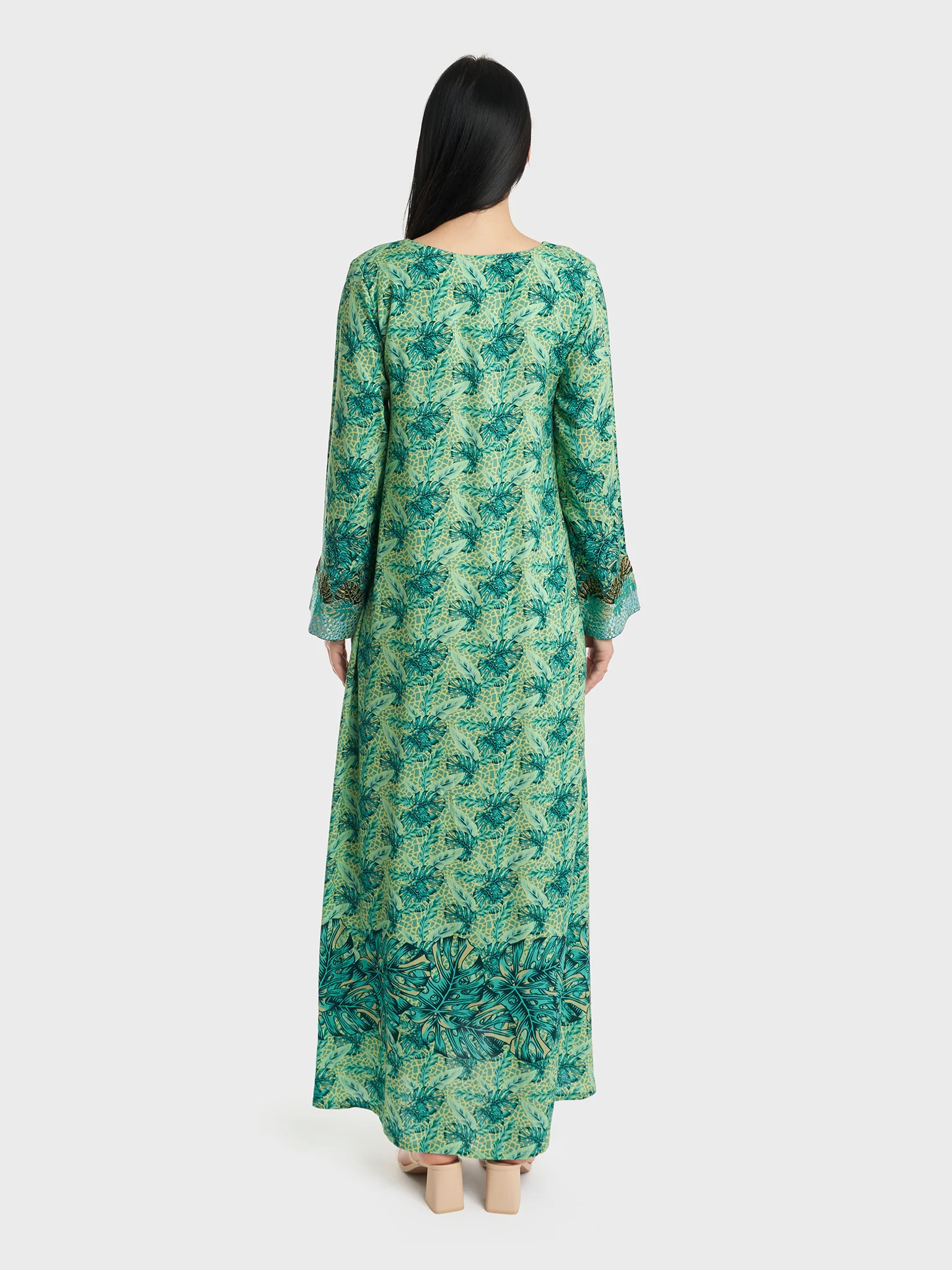 Garden Print Rayon Mukhawar (VG2763) - Image 4