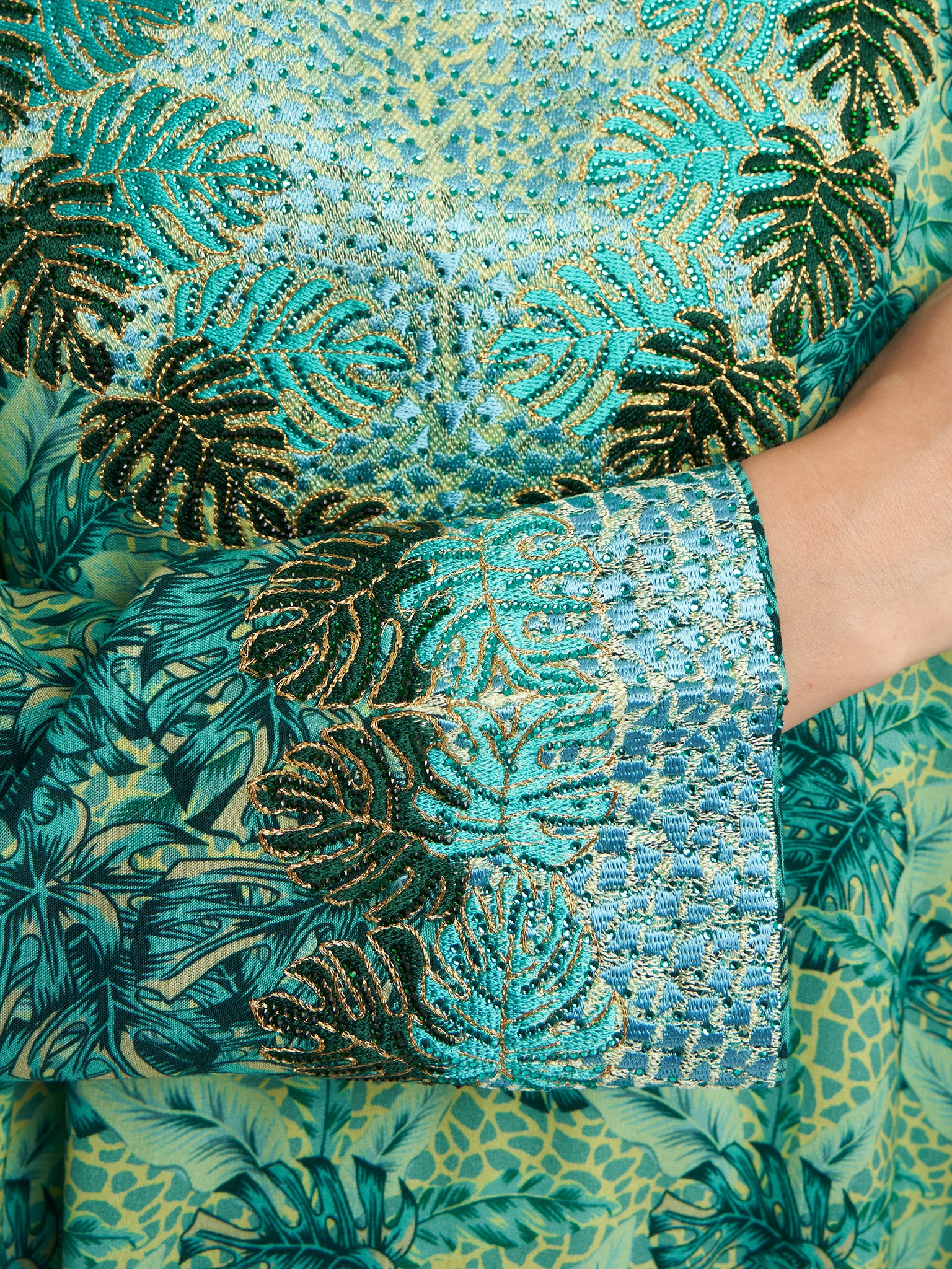 Garden Print Rayon Mukhawar (VG2763) - Image 5