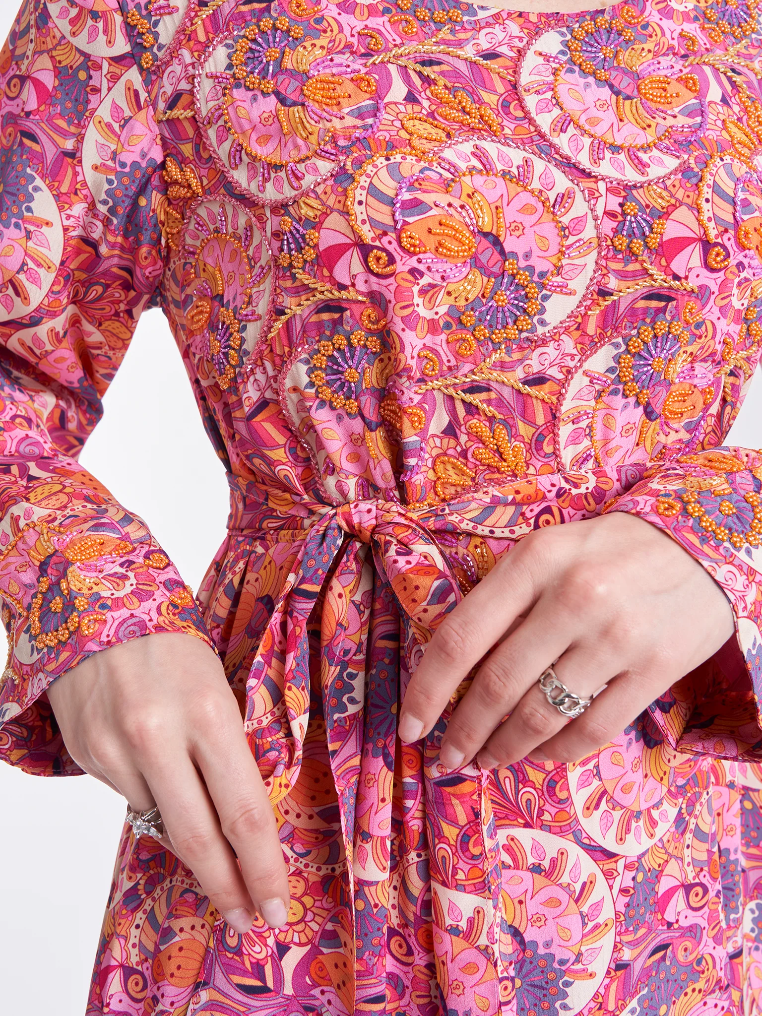 Pucci Abstract Print Modest Long Dress (VDP245) - Image 5