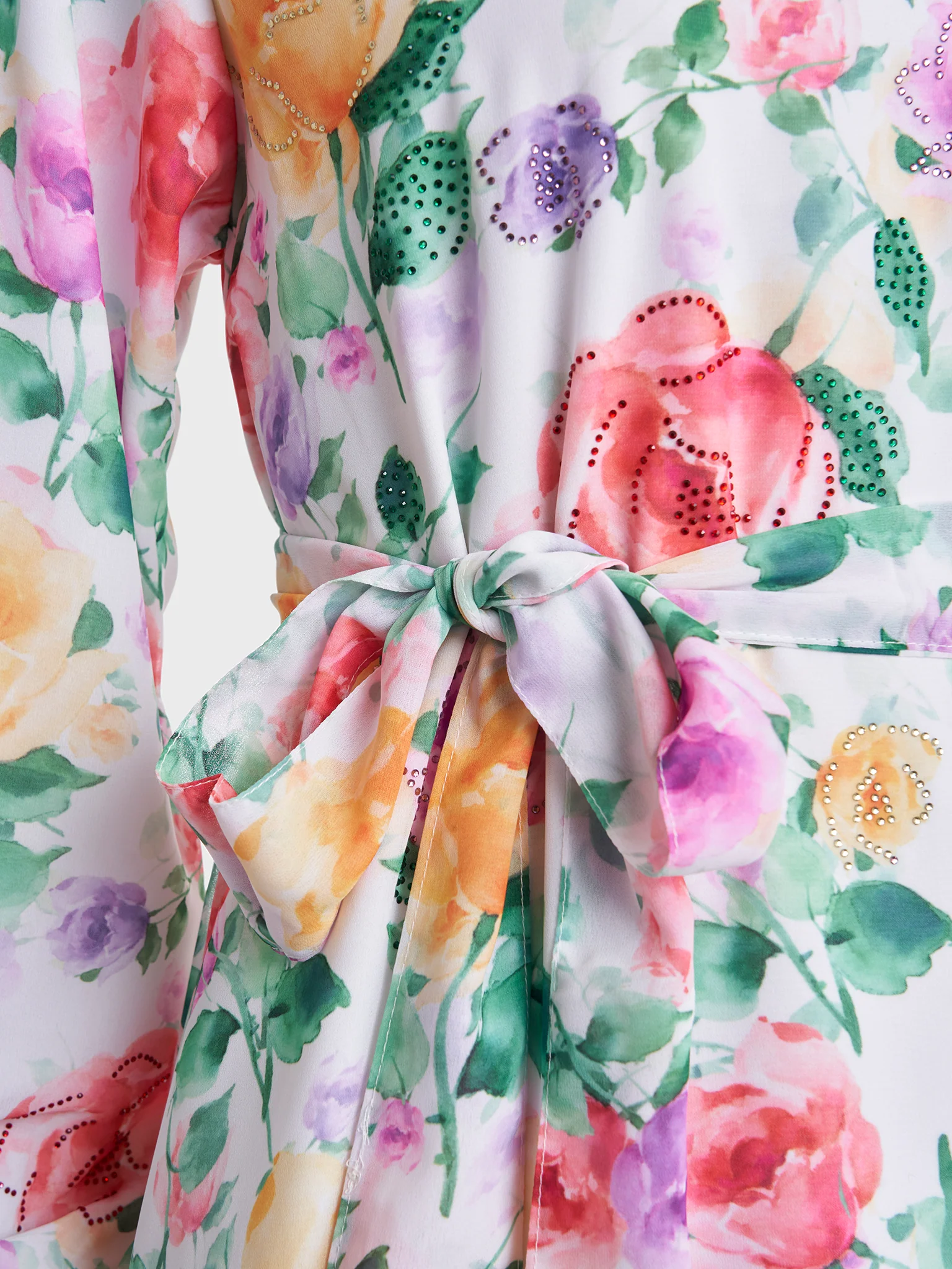 Georgette Floral Digital Print Dress (VNT988) - Image 6