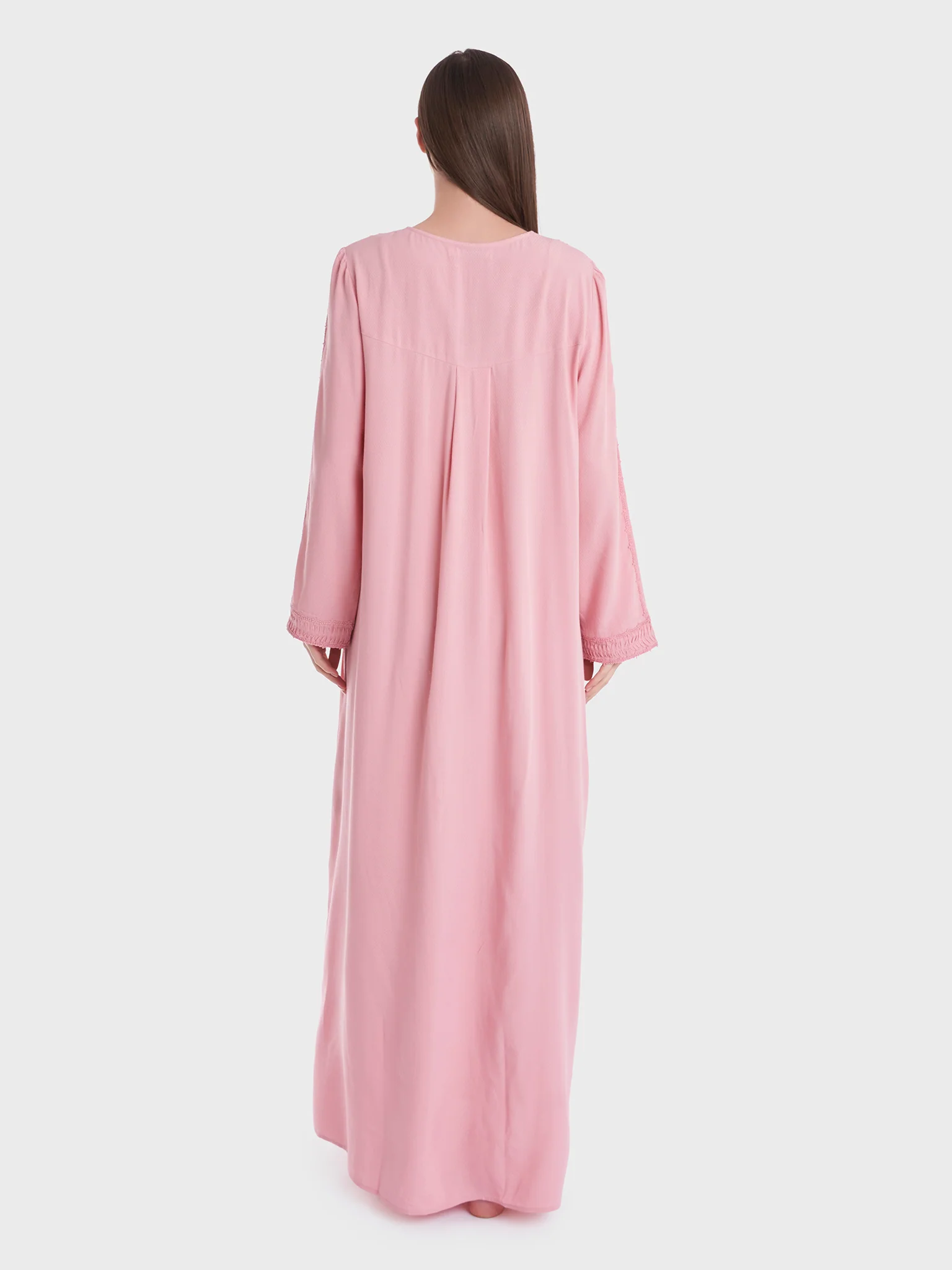 Rose Full length Nightwear with Zipper (CNH413) - Image 4