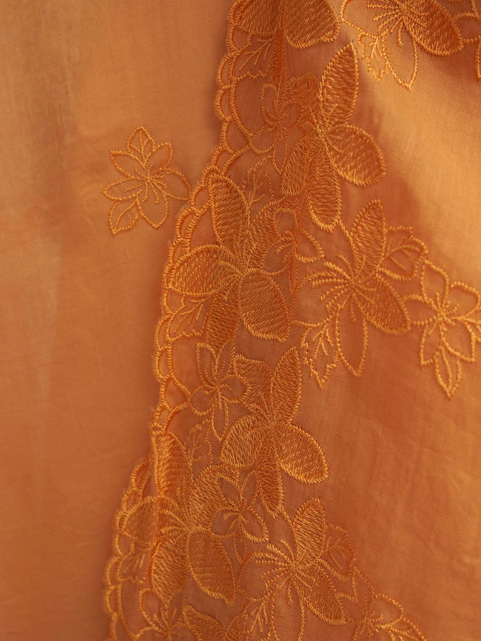 Cotton Viscose Solid Colour Hijab with Embroidered Flower (HYM101) - Image 36
