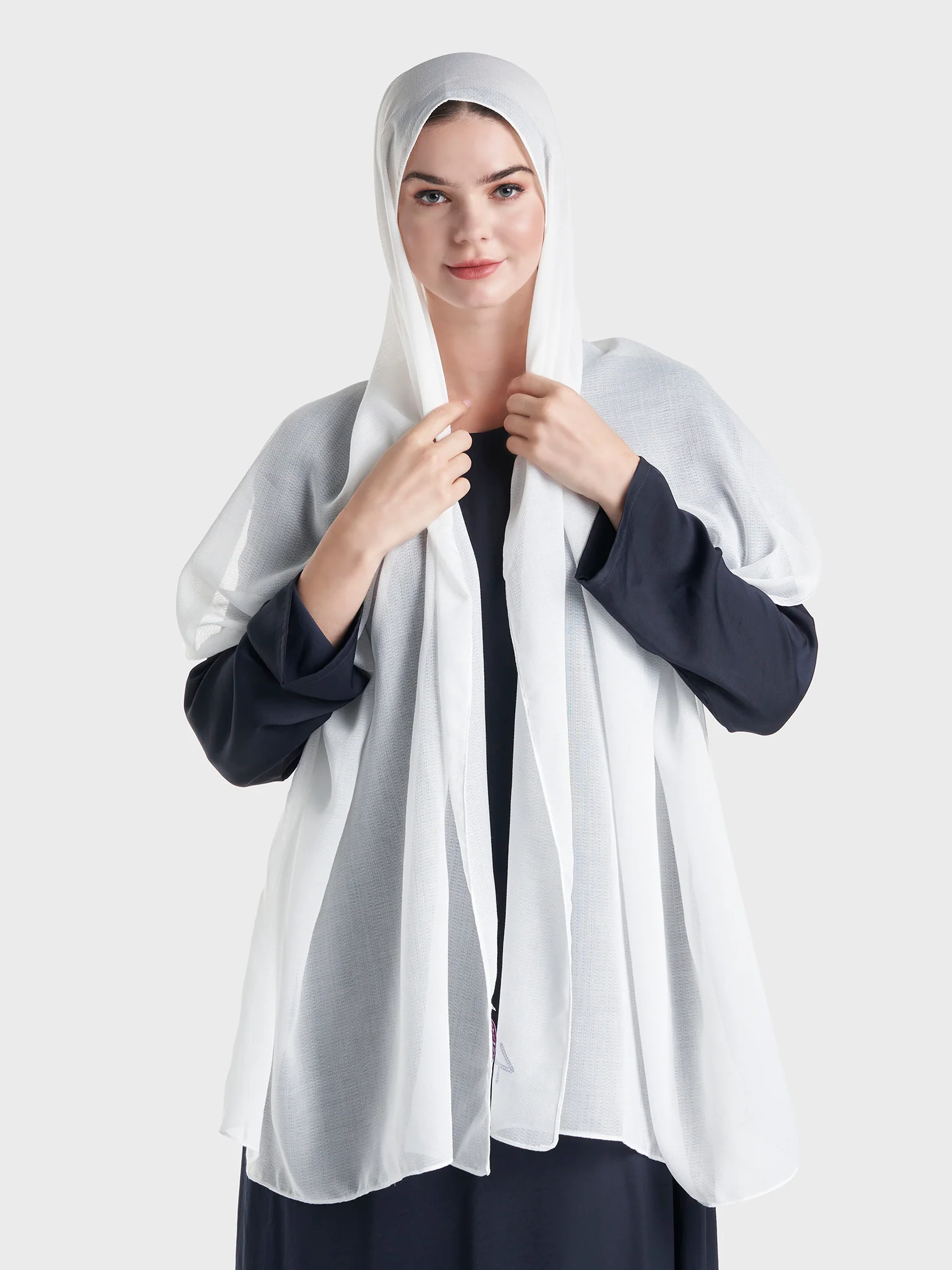 Jacquard Cotton Hijab (KP18158L) - Image 17