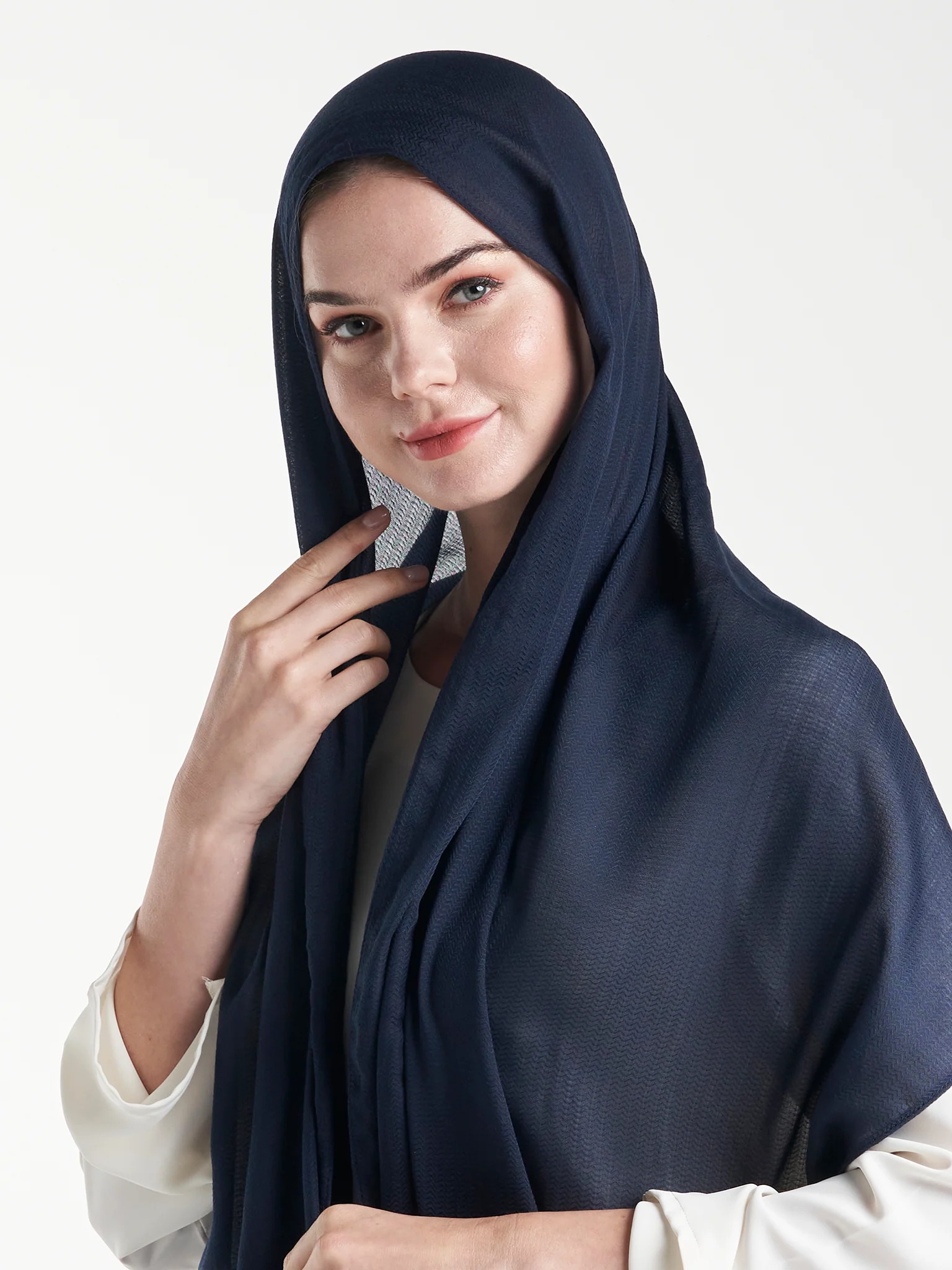Jacquard Cotton Hijab (KP18158L) - Image 19