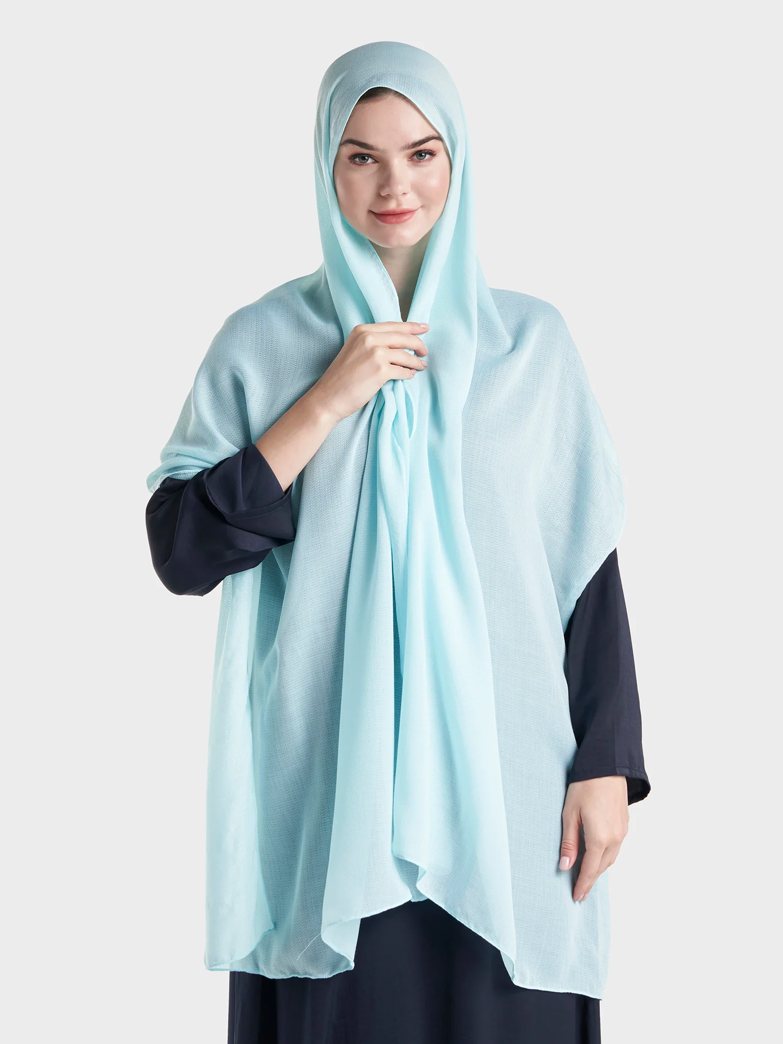 Jacquard Cotton Hijab (KP18158L) - Image 23