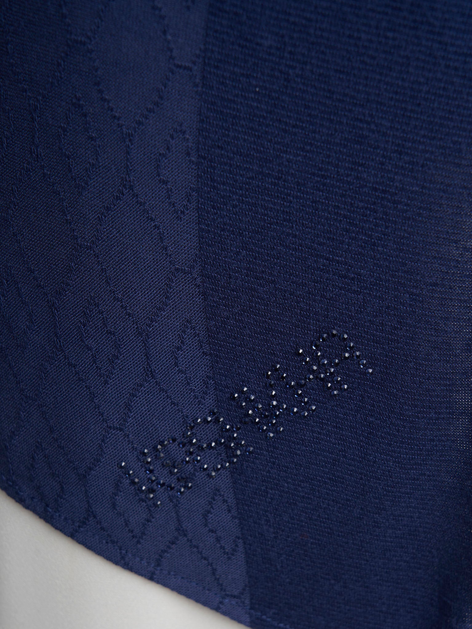 Moroccan Tile Jacquard Self Print Ready to Wear Jersey Hijab (SRKP22130L) - Image 49