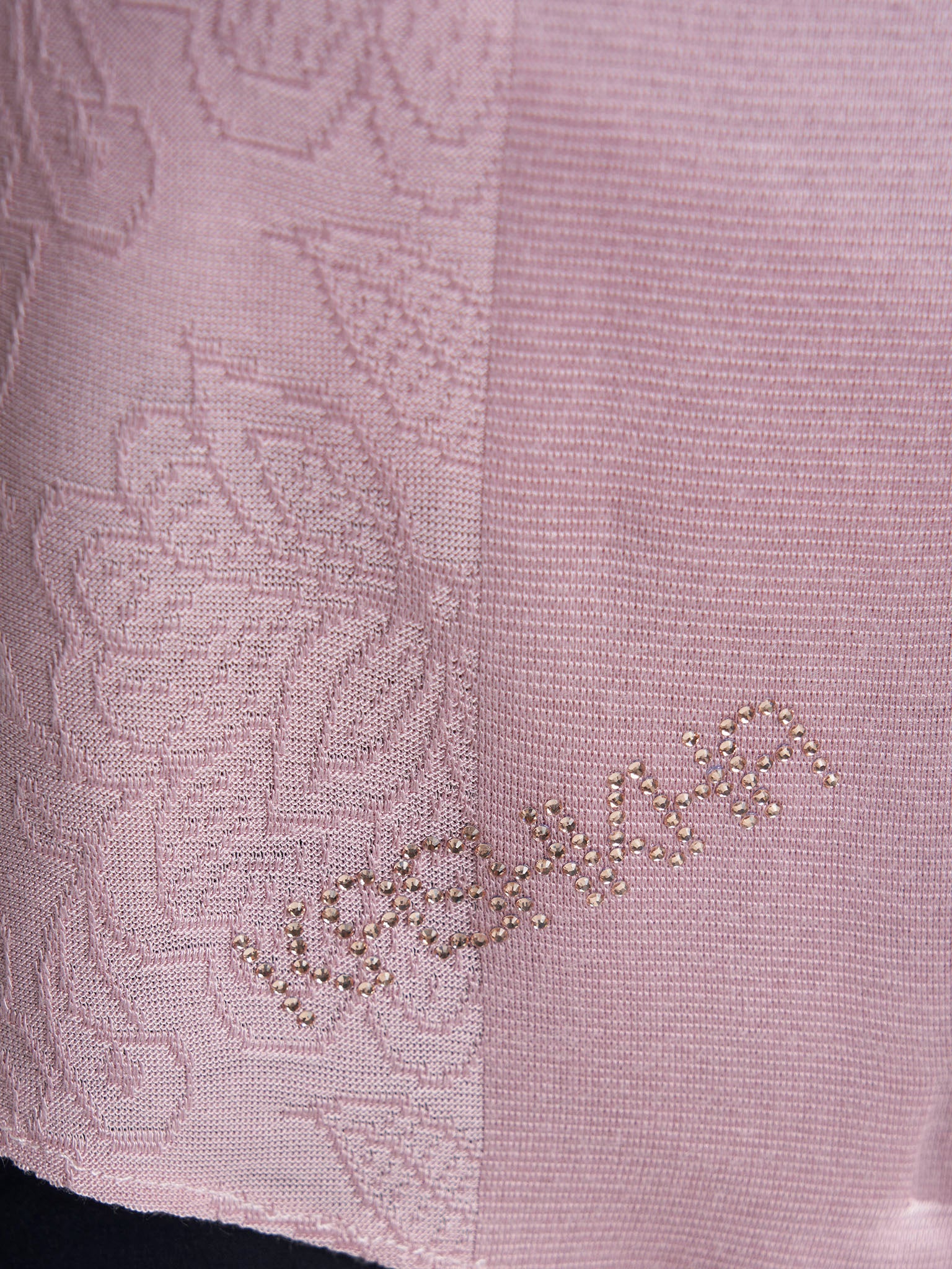 Floral Jacquard Self Print Ready to Wear Jersey Hijab (SRKP22132L) - Image 25