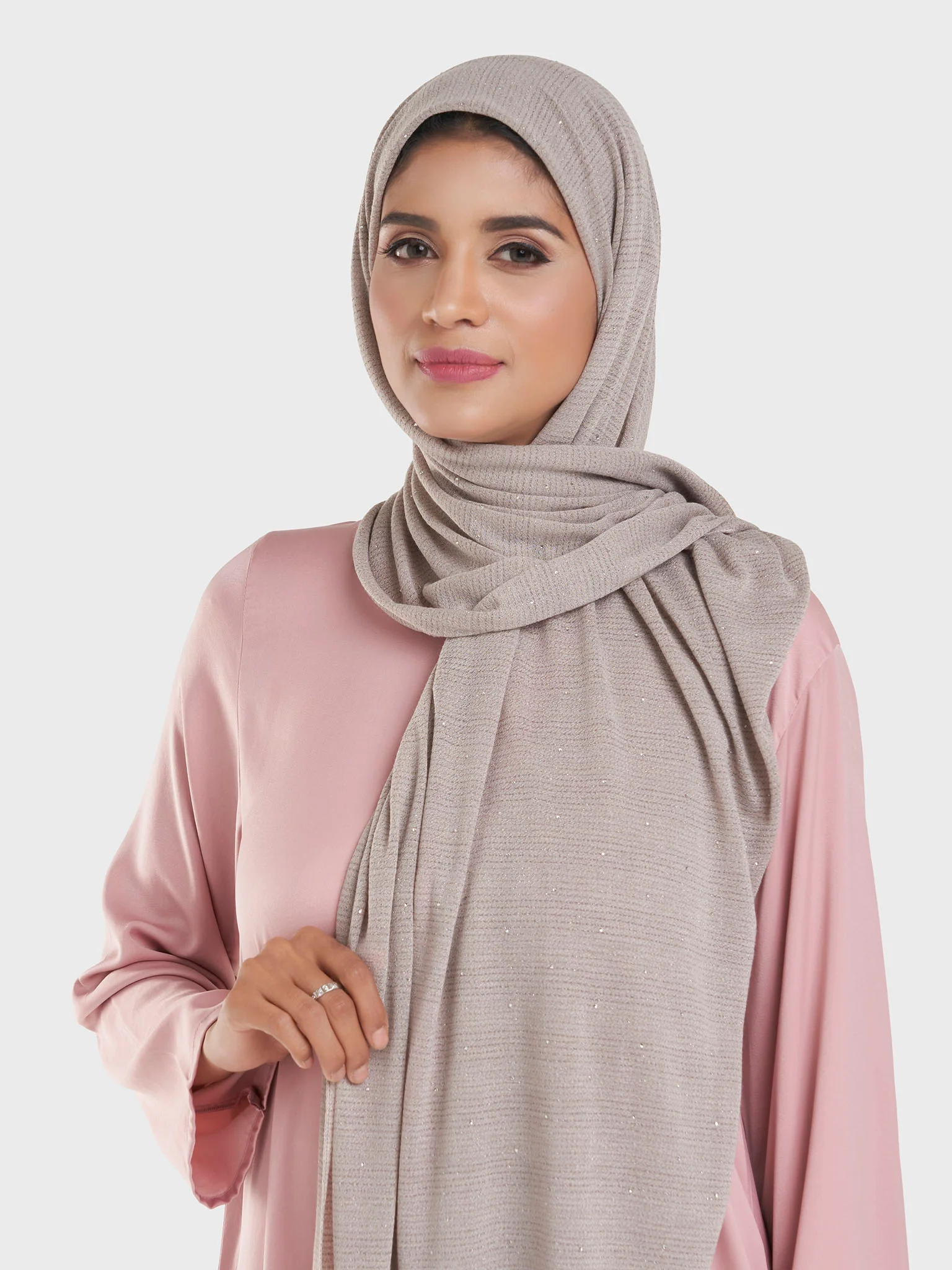 Lurex Jersey Hijab with All Over Stones (SRKP14380L) - Image 13