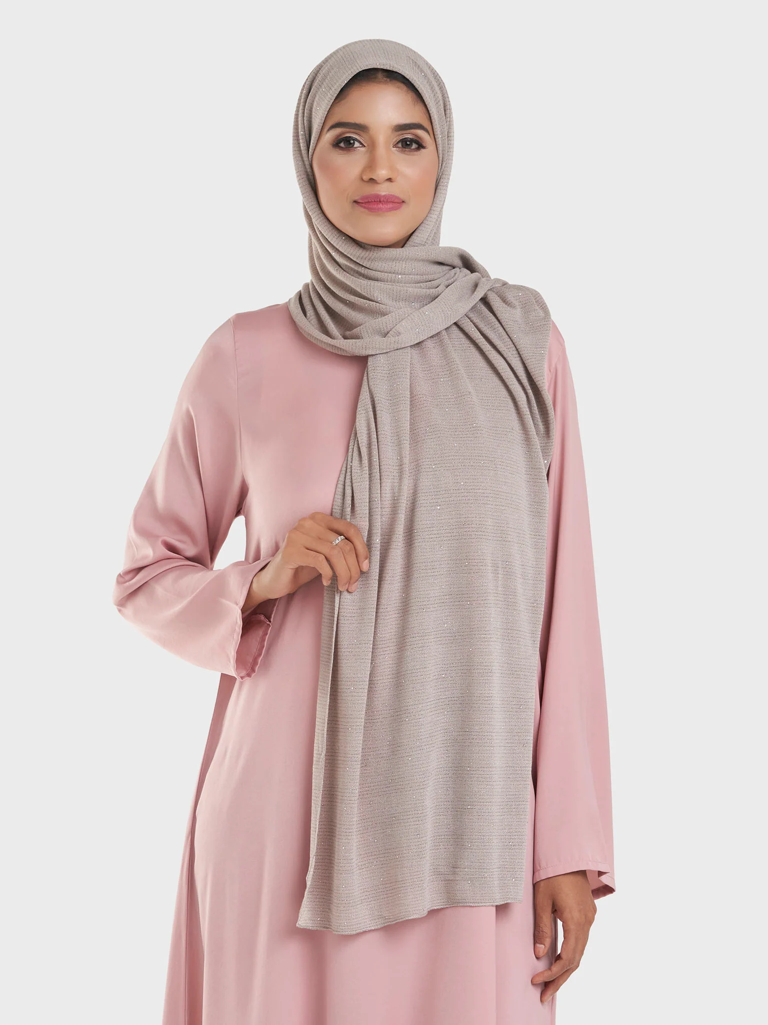 Lurex Jersey Hijab with All Over Stones (SRKP14380L) - Image 14