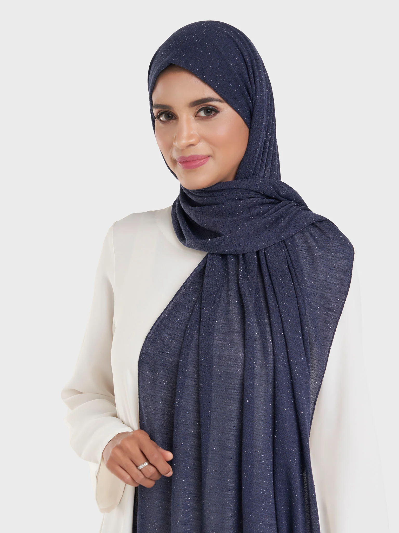 Lurex Jersey Hijab with All Over Stones (SRKP14380L) - Image 16