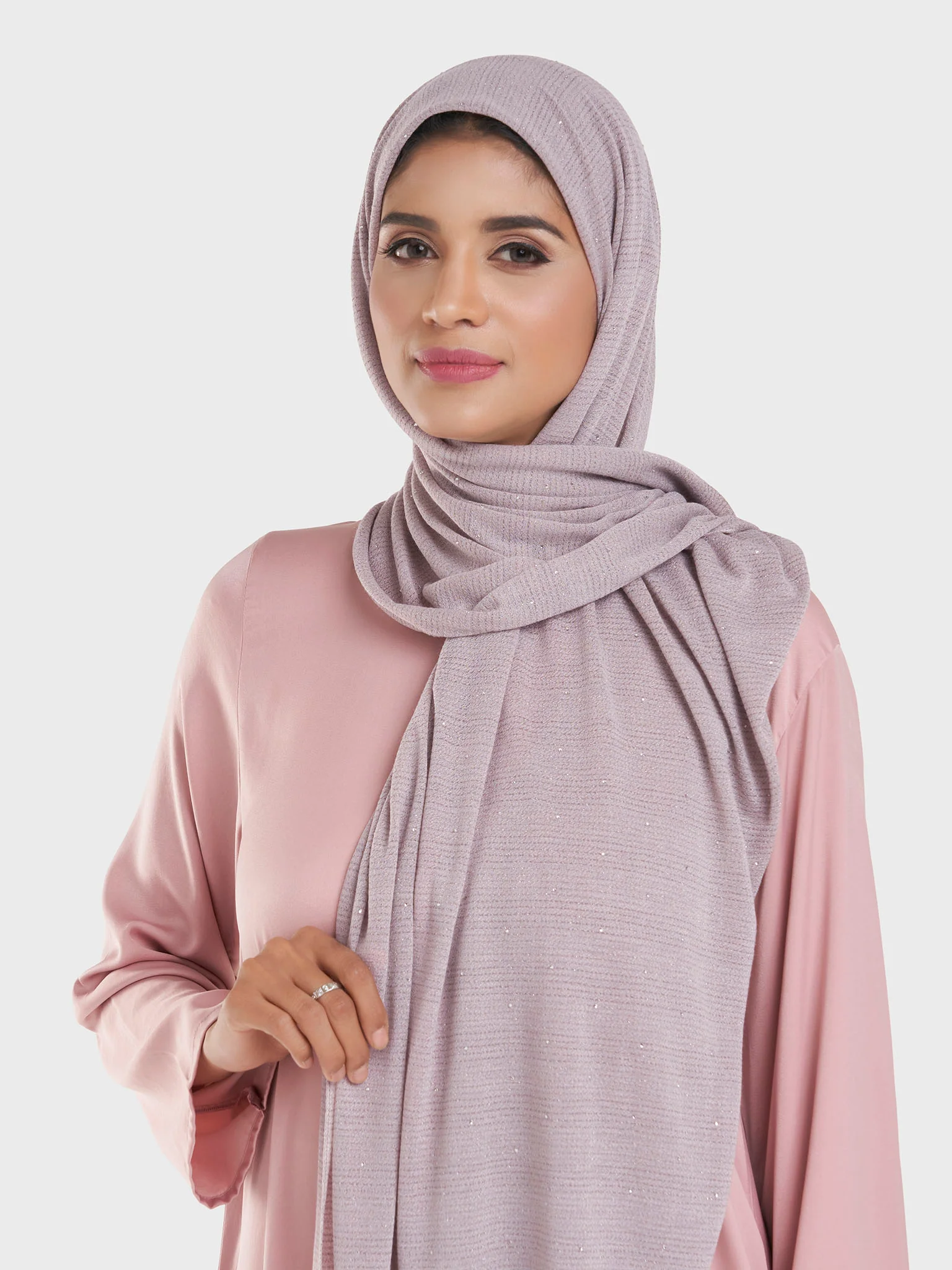 Lurex Jersey Hijab with All Over Stones (SRKP14380L) - Image 19